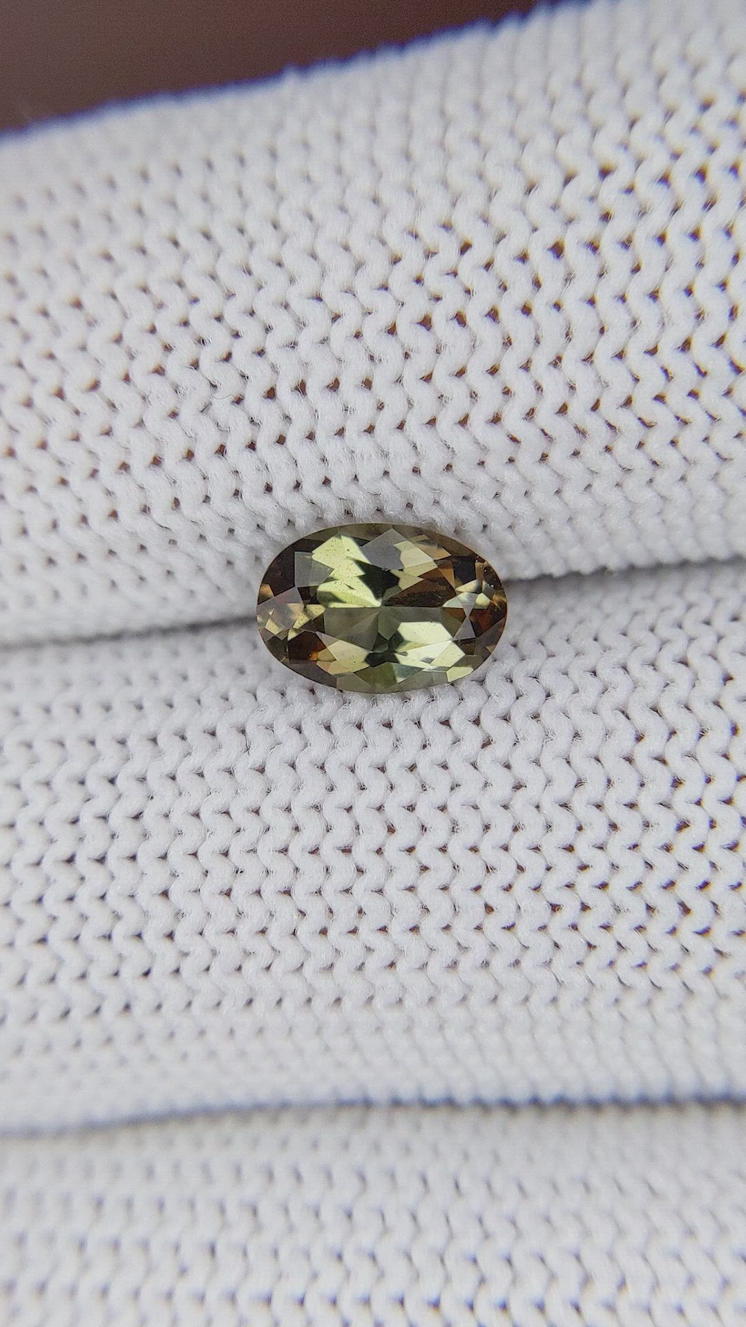 1.00 Ct. Brownish Green Andalusite Size Video