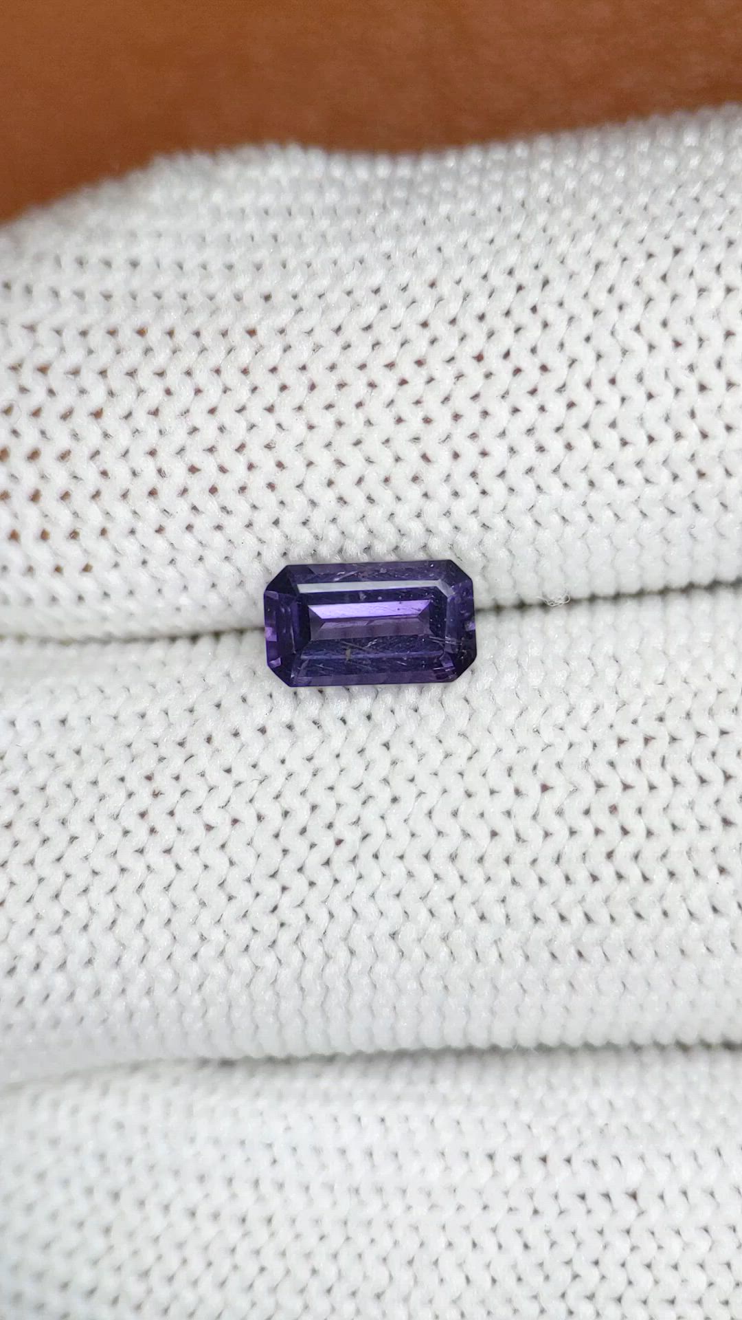 1.10 Ct. Purple Spinel from Ceylon (Sri Lanka) Size Video