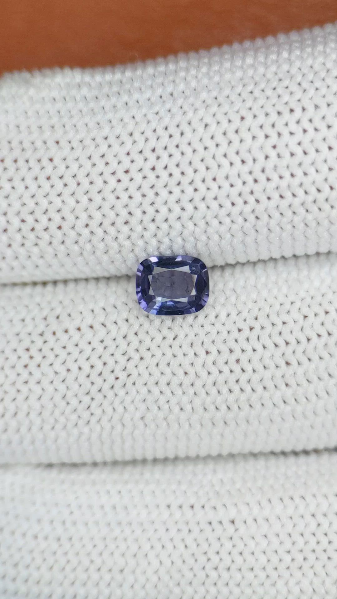 0.64 Ct. Violet Spinel from Ceylon (Sri Lanka) Size Video
