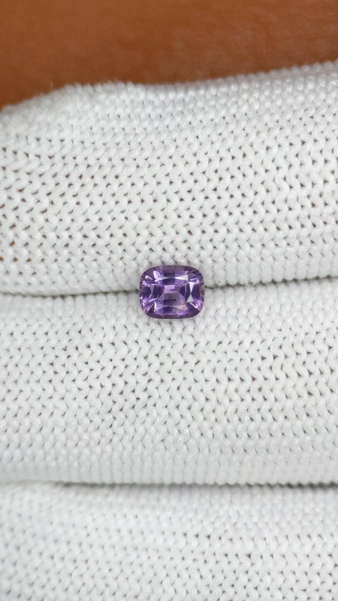 0.61 Ct. Pinkish Purple Spinel from Ceylon (Sri Lanka) Size Video