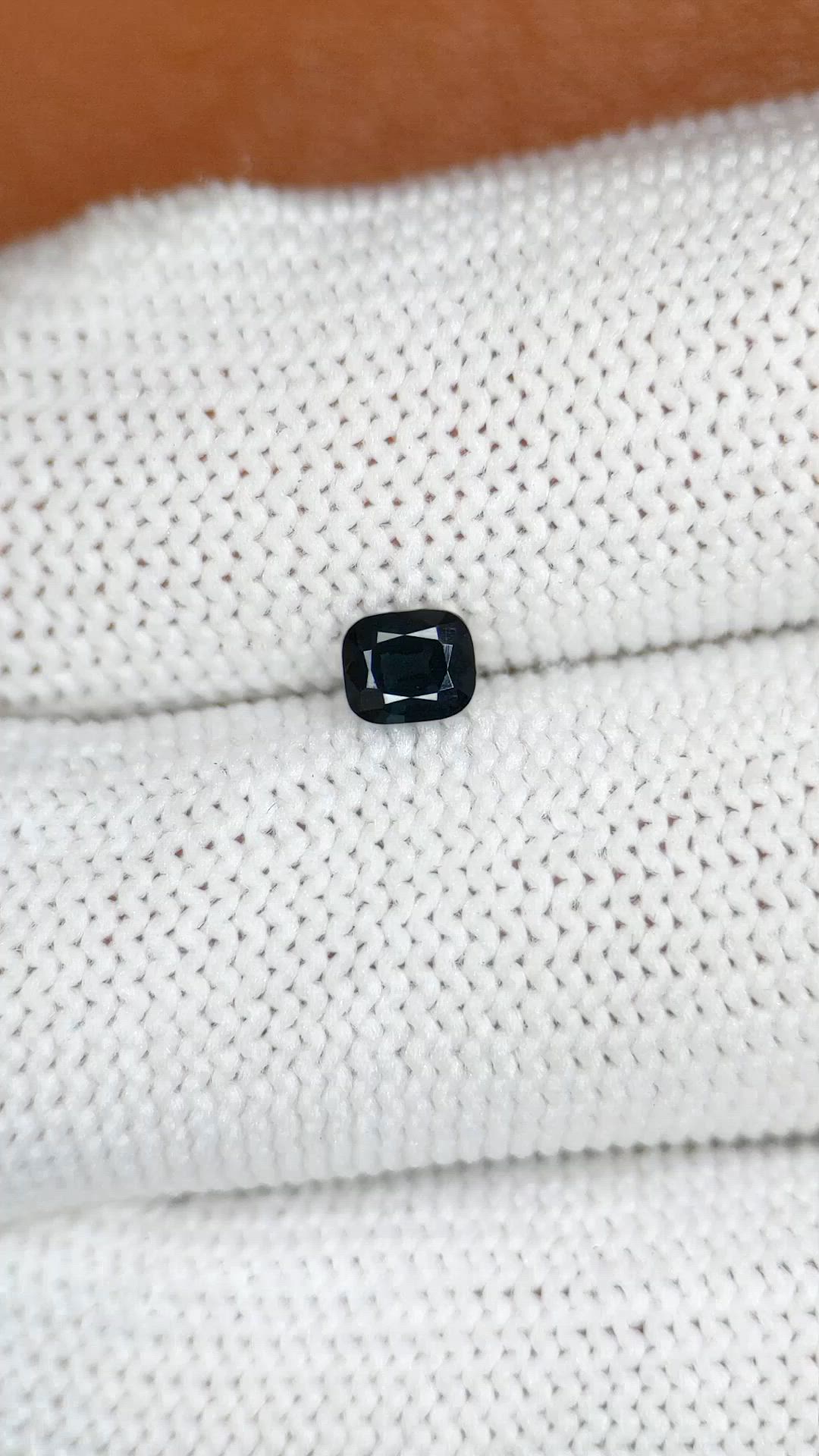 0.42 Ct. Blue Spinel from Ceylon (Sri Lanka) Size Video