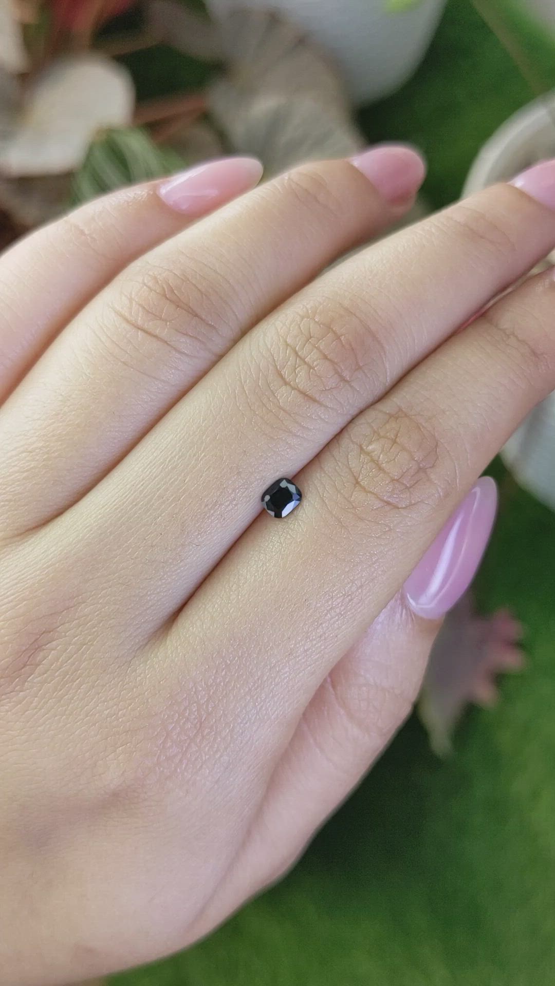 0.42 Ct. Blue Spinel from Ceylon (Sri Lanka) Size Video