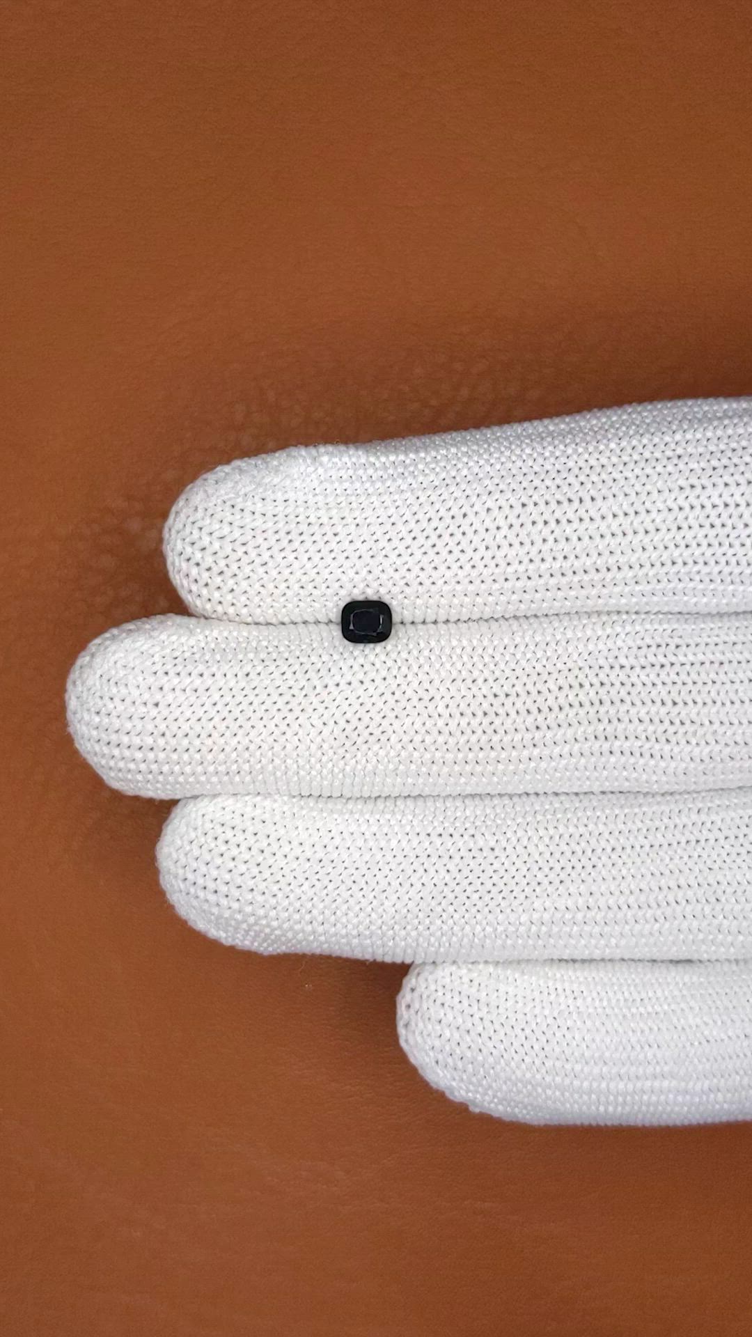 0.42 Ct. Blue Spinel from Ceylon (Sri Lanka) Size Video