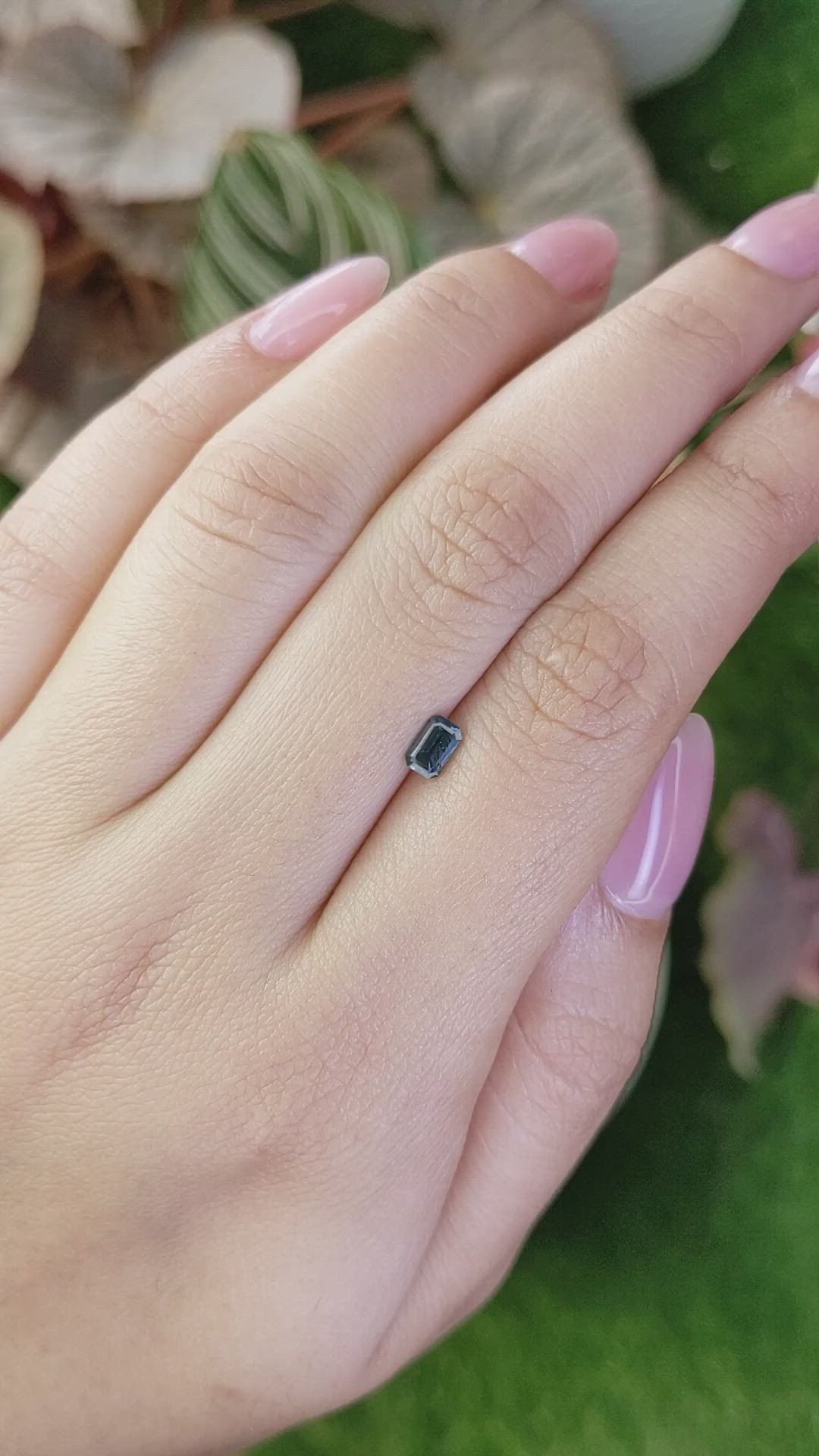 0.44 Ct. Blue Spinel from Ceylon (Sri Lanka) Size Video