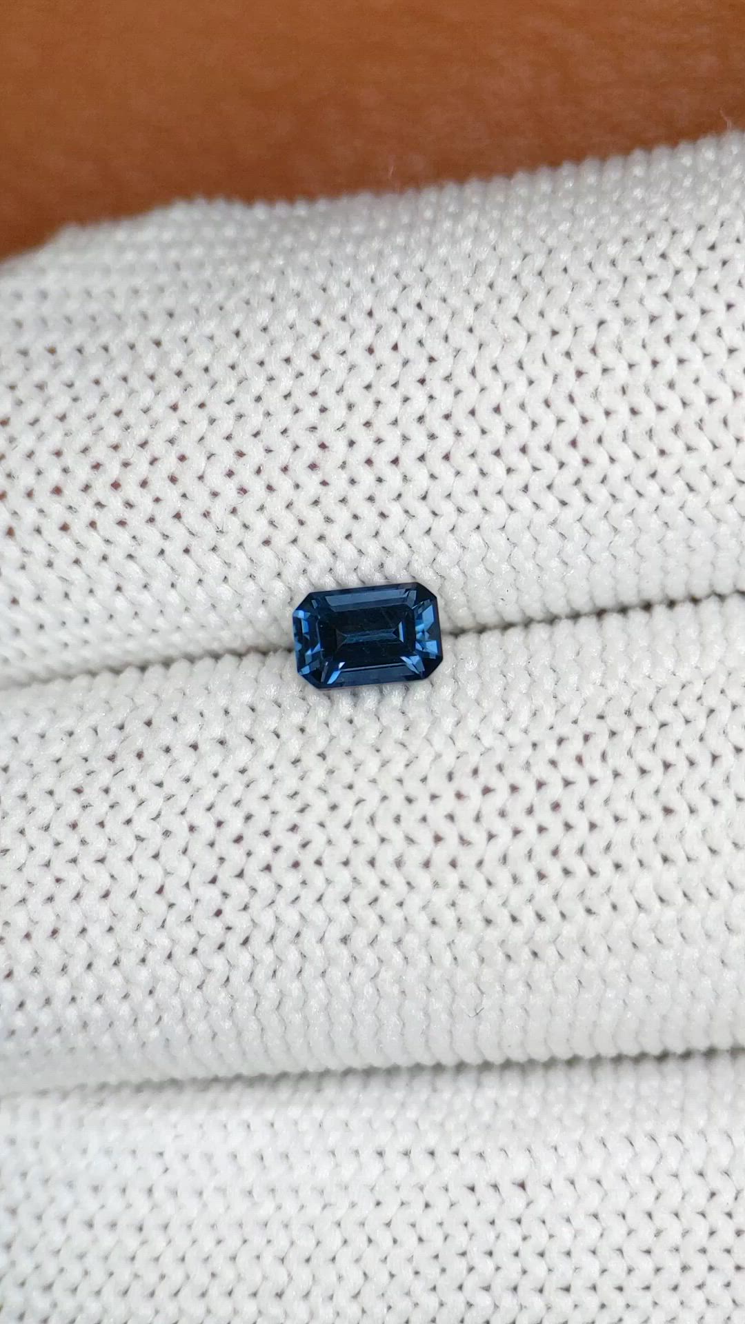 0.59 Ct. Blue Spinel from Ceylon (Sri Lanka) Size Video