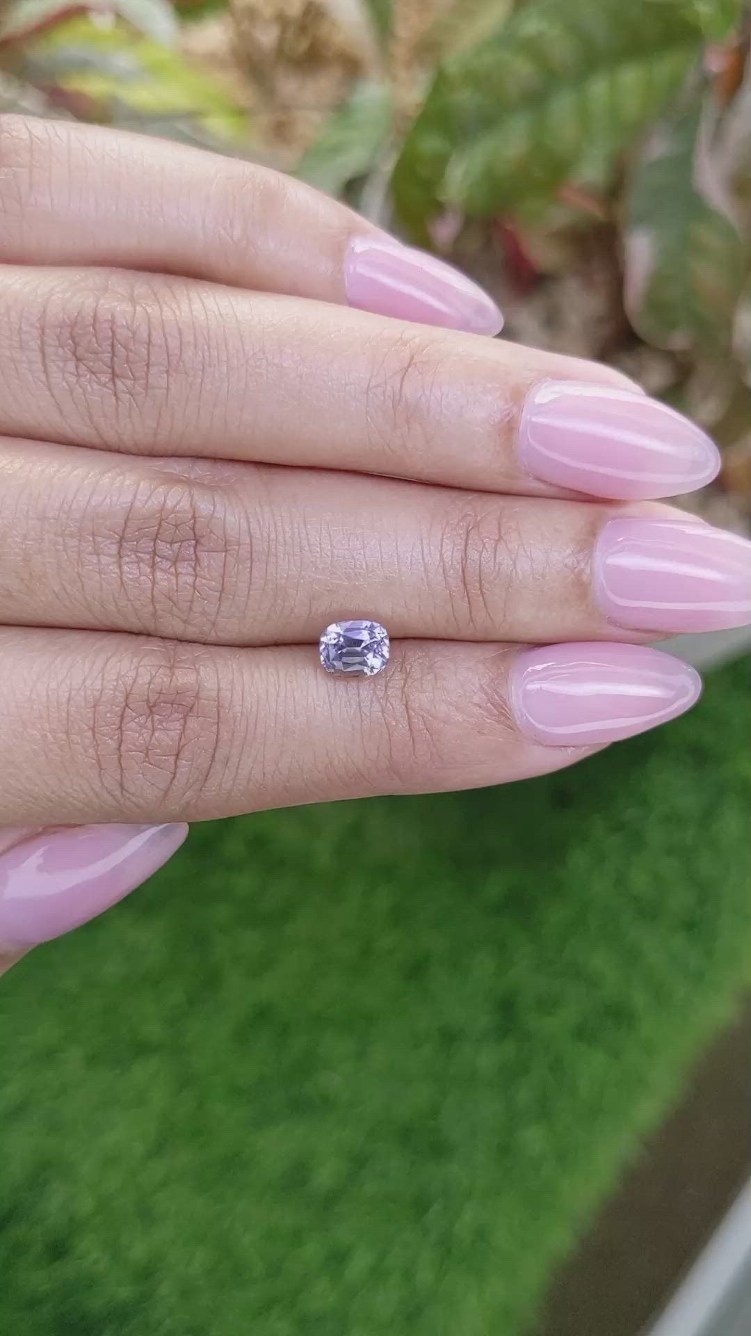1.11 Ct. Purple Spinel from Ceylon (Sri Lanka) Size Video