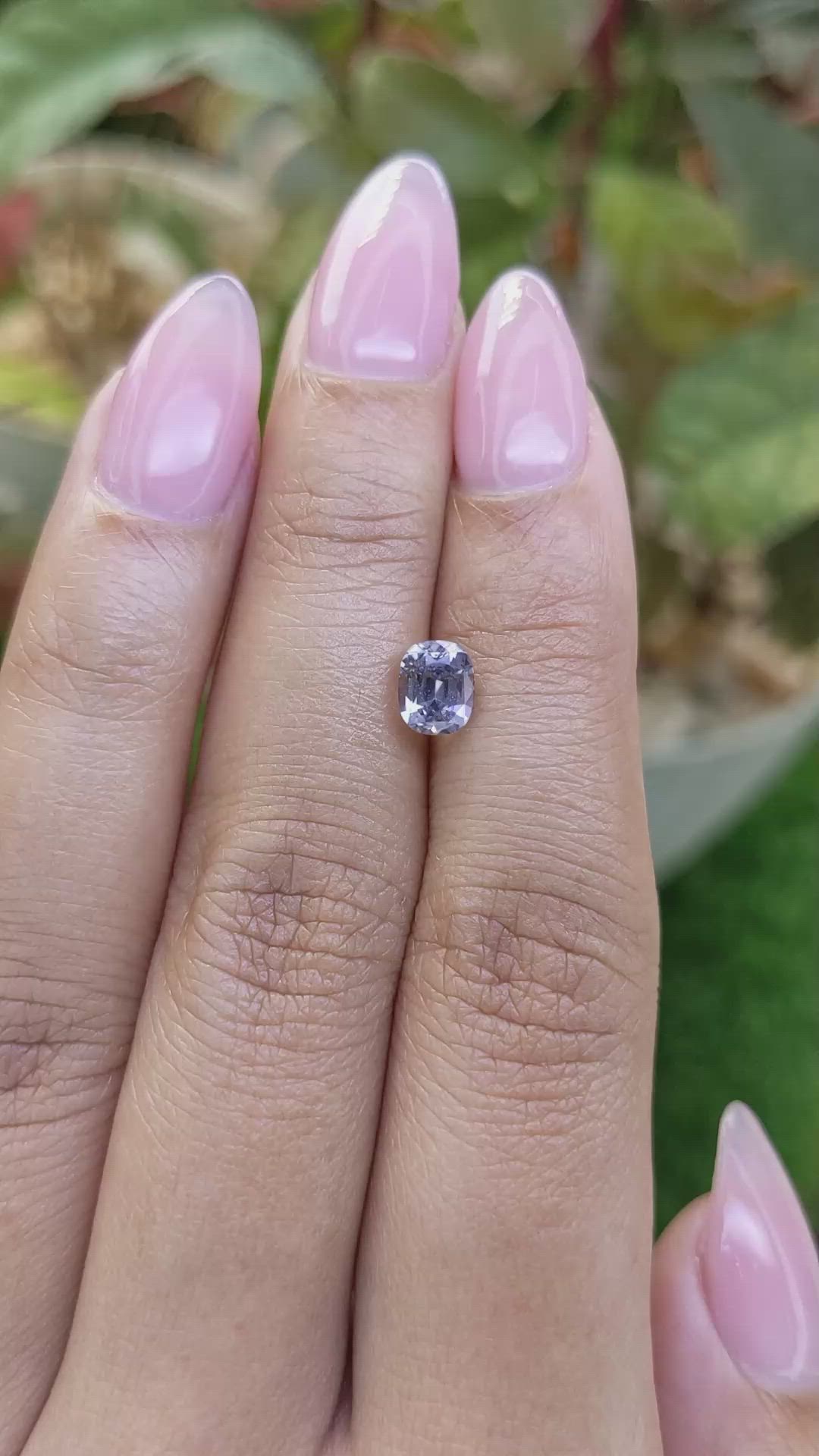 1.11 Ct. Purple Spinel from Ceylon (Sri Lanka) Size Video