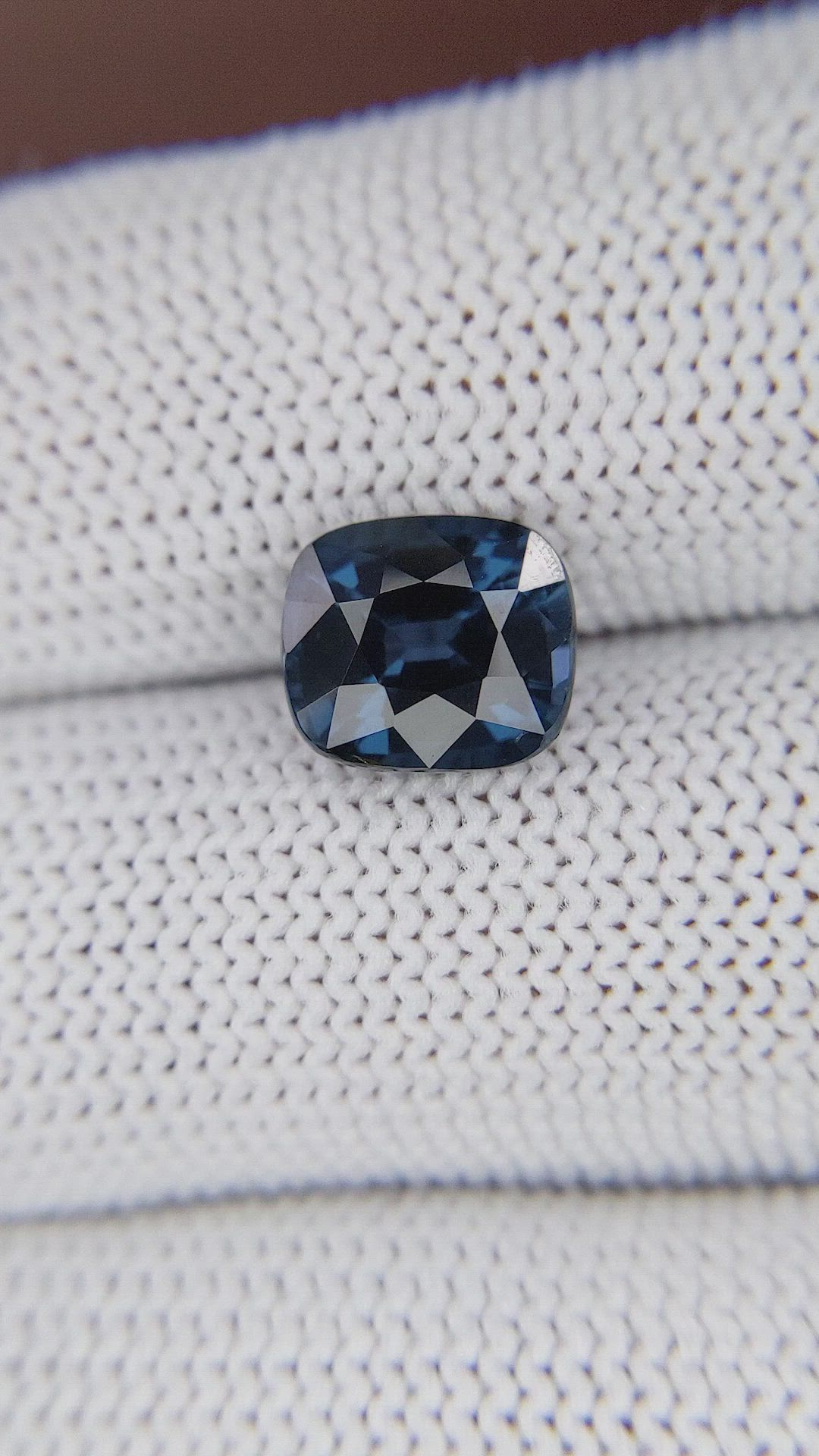 3.18 Ct. Blue Cobalt Spinel from Tanzania Size Video