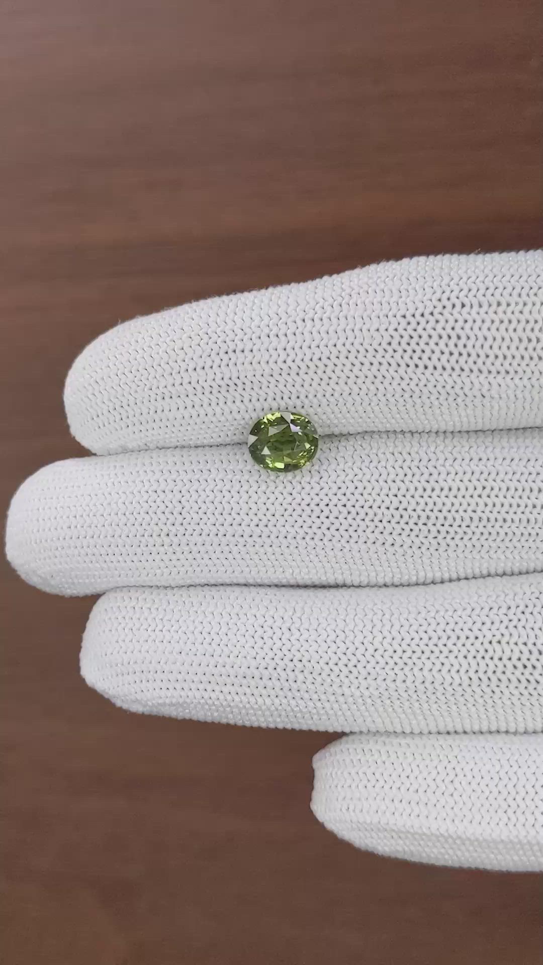 2.06 Ct. Alexandrite from Tanzania Size Video