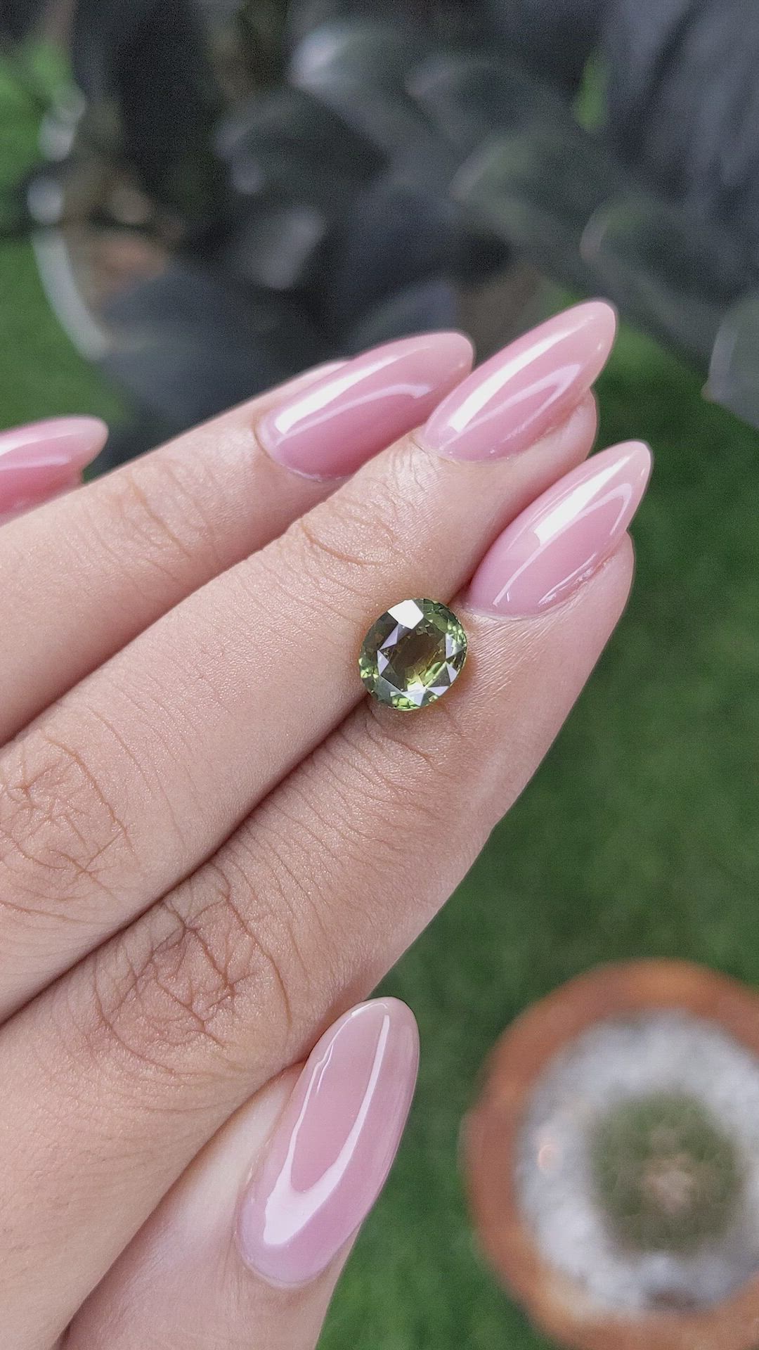 2.06 Ct. Alexandrite from Tanzania Size Video