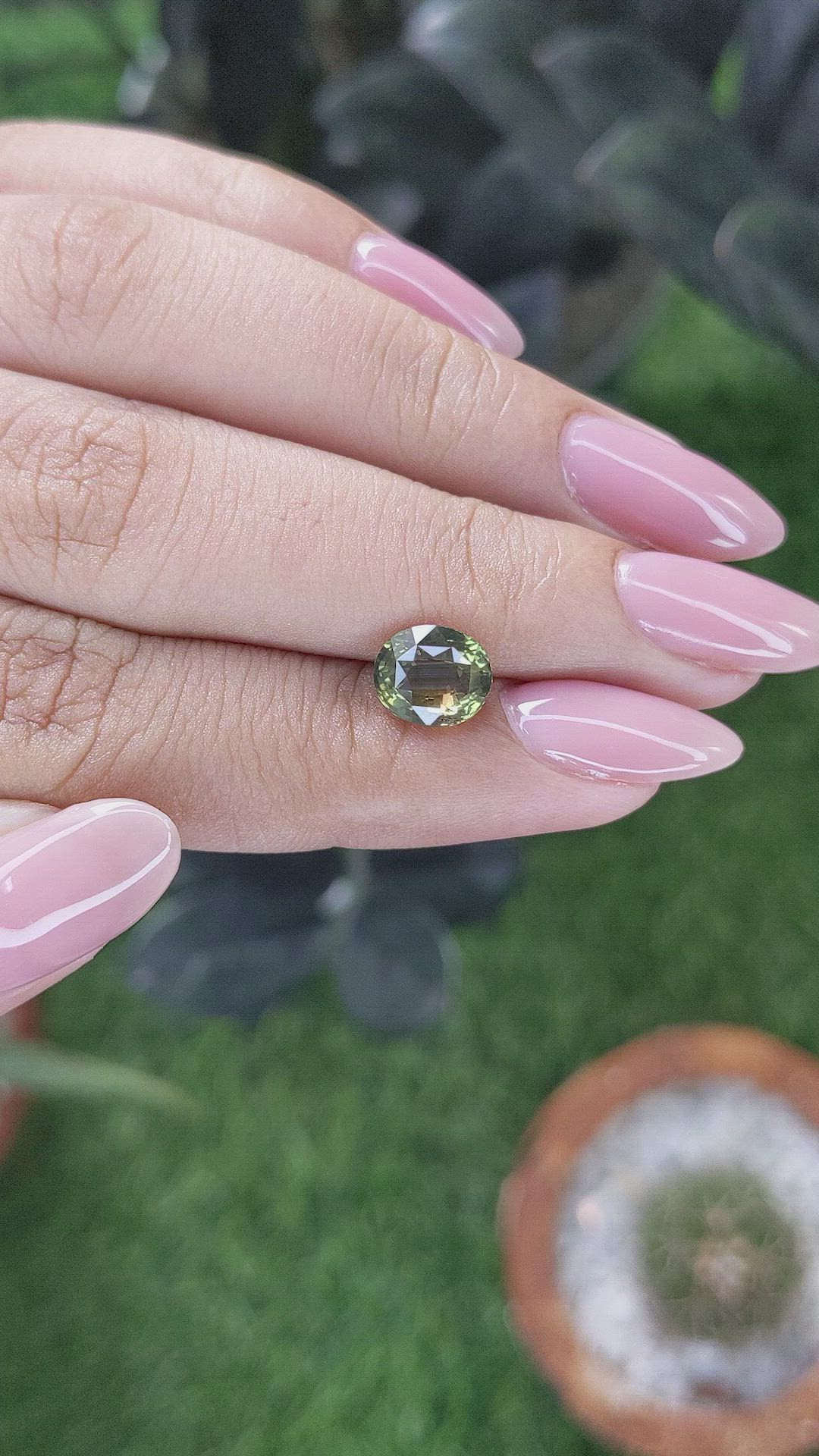 2.06 Ct. Alexandrite from Tanzania Size Video