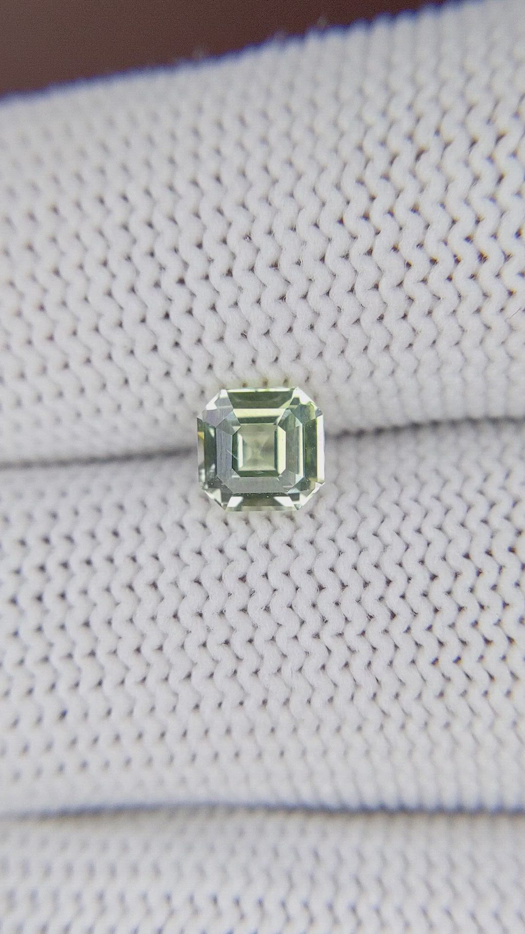 0.94 Ct. Yellowish Green Chrysoberyl from Tanzania Size Video