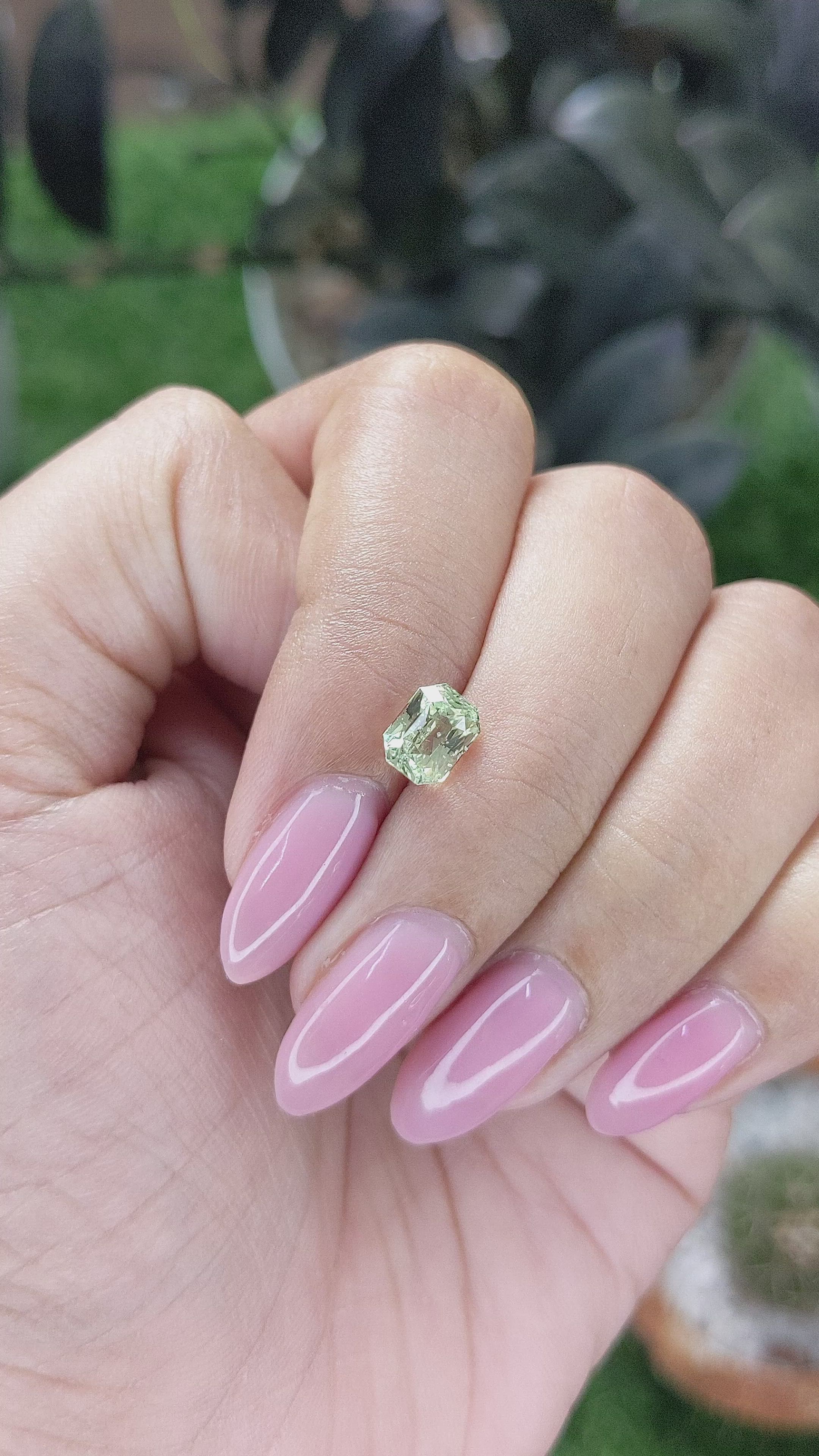 1.52 Ct. Green Chrysoberyl from Tanzania Size Video
