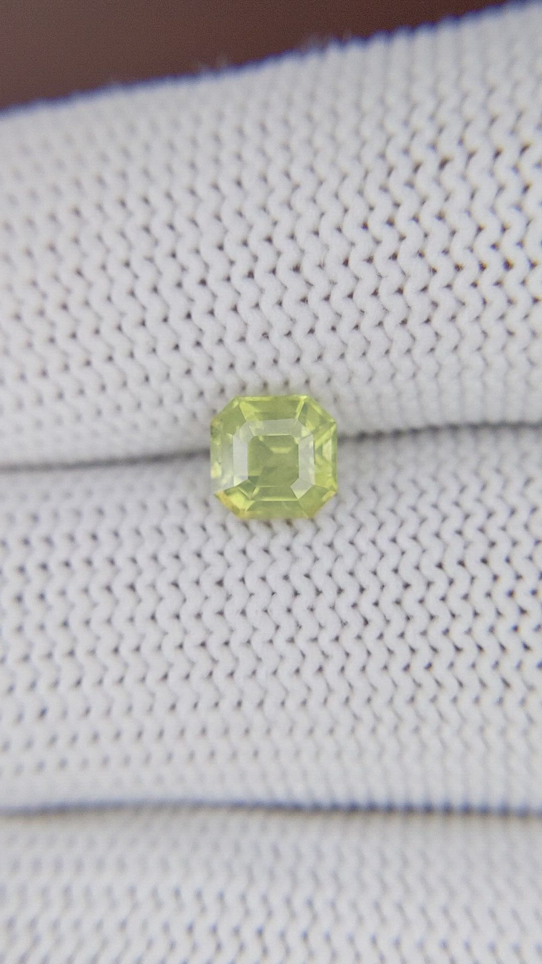 1.08 Ct. Greenish Yellow Chrysoberyl from Tanzania Size Video