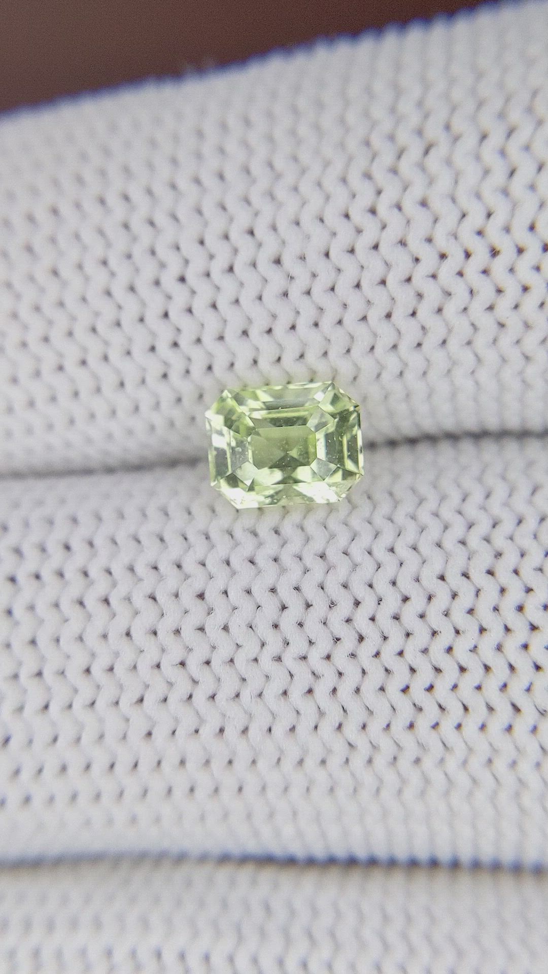 1.28 Ct. Greenish Yellow Chrysoberyl from Tanzania Size Video