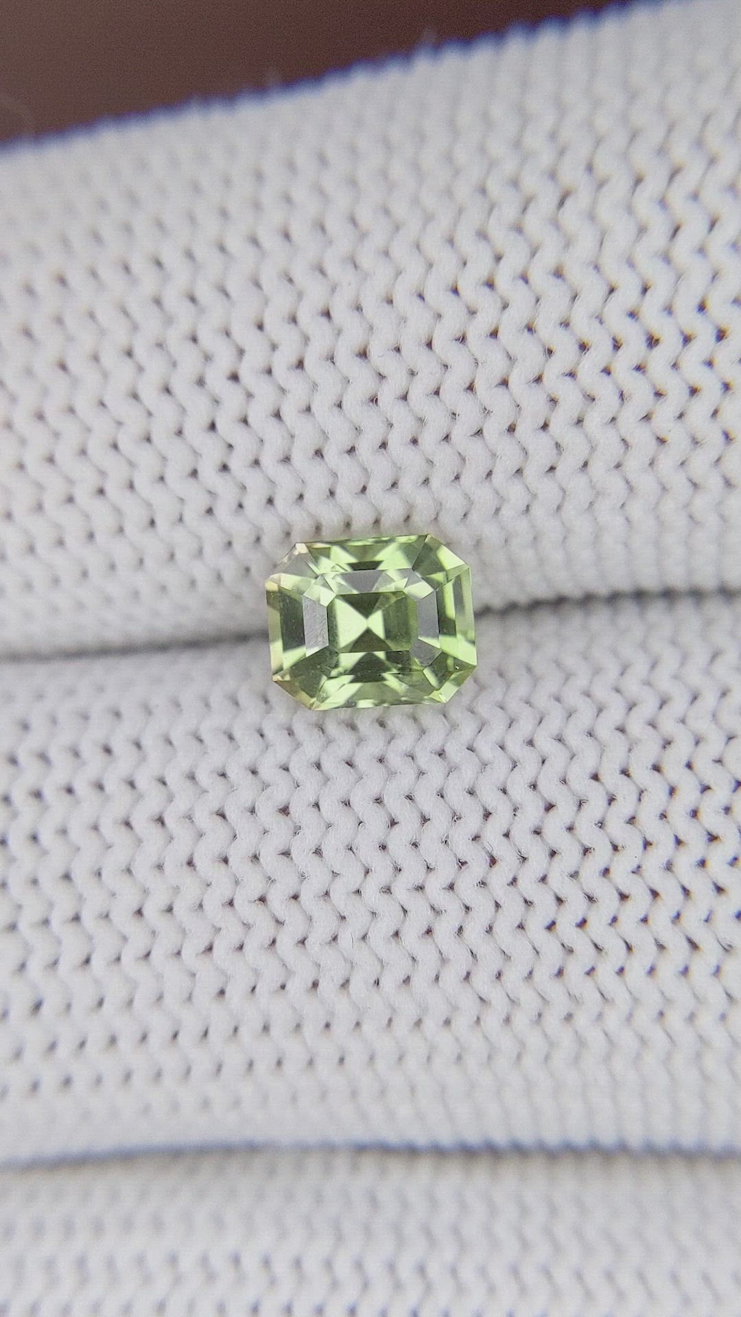1.22 Ct. Green Chrysoberyl from Tanzania Size Video