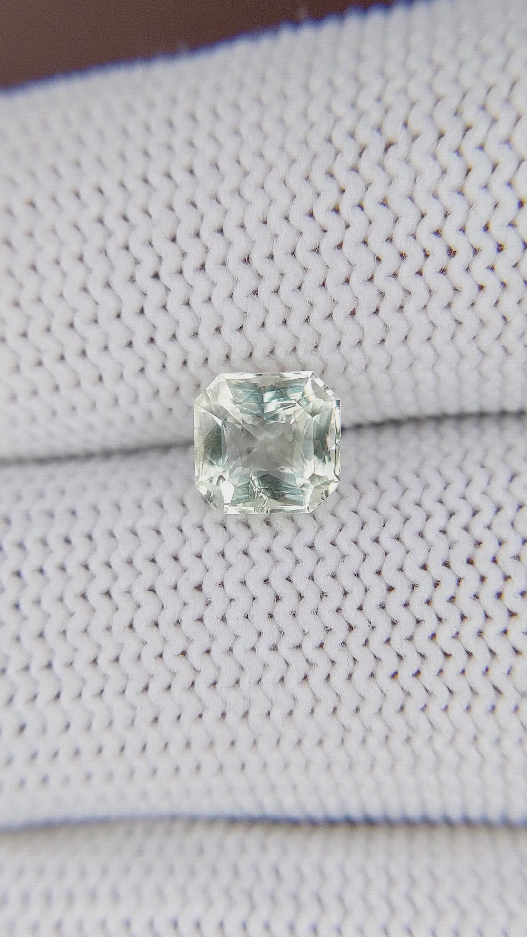 1.19 Ct. Yellowish Green Chrysoberyl from Tanzania Size Video