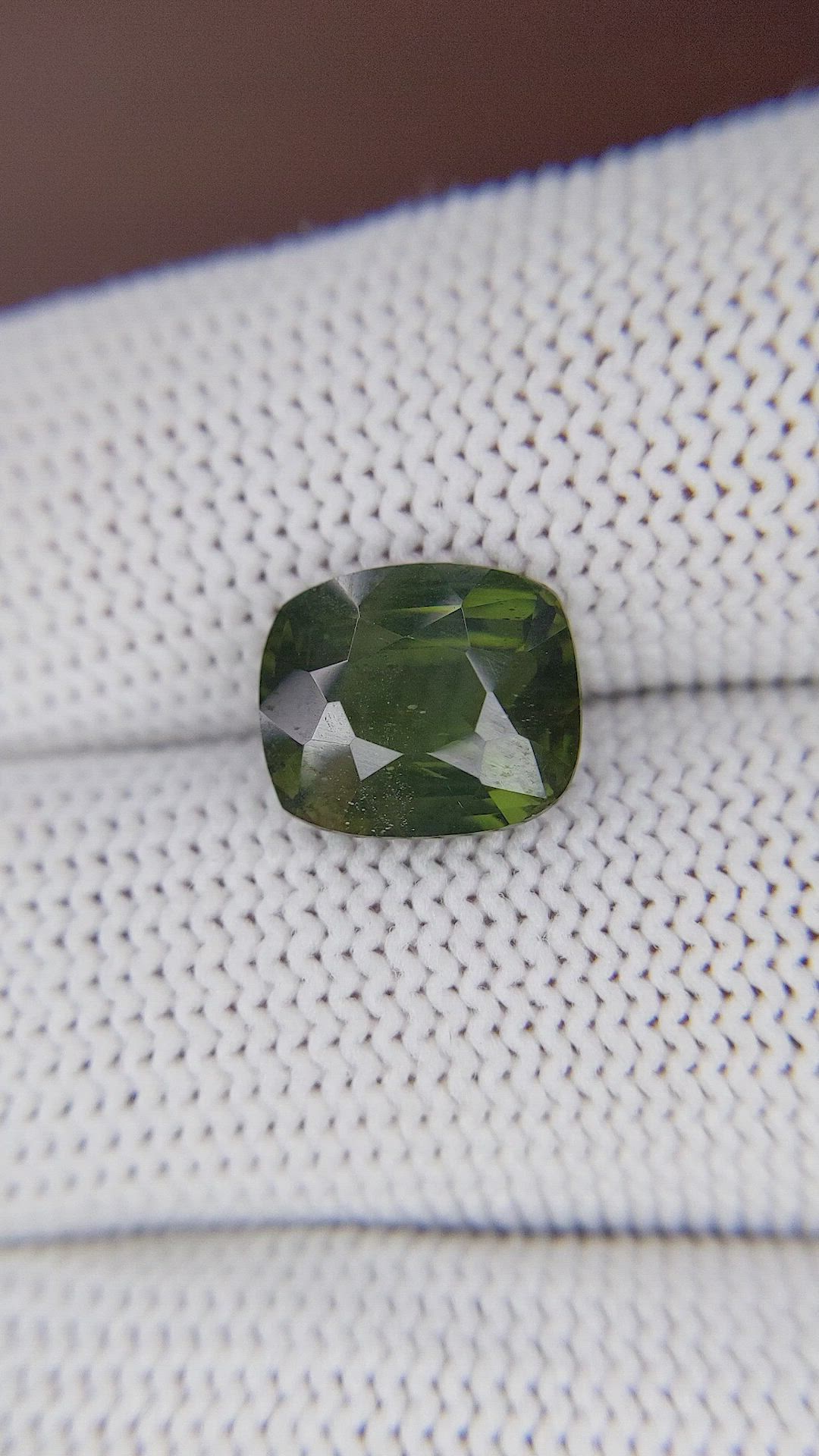 5.58 Ct. Yellowish Green Tourmaline from Ceylon (Sri Lanka) Size Video