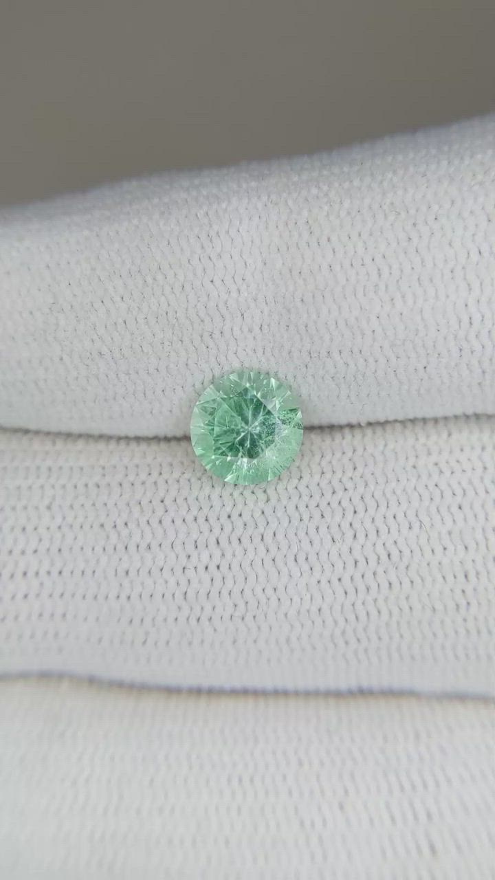 1.06 Ct. Green Beryl from Russia Size Video