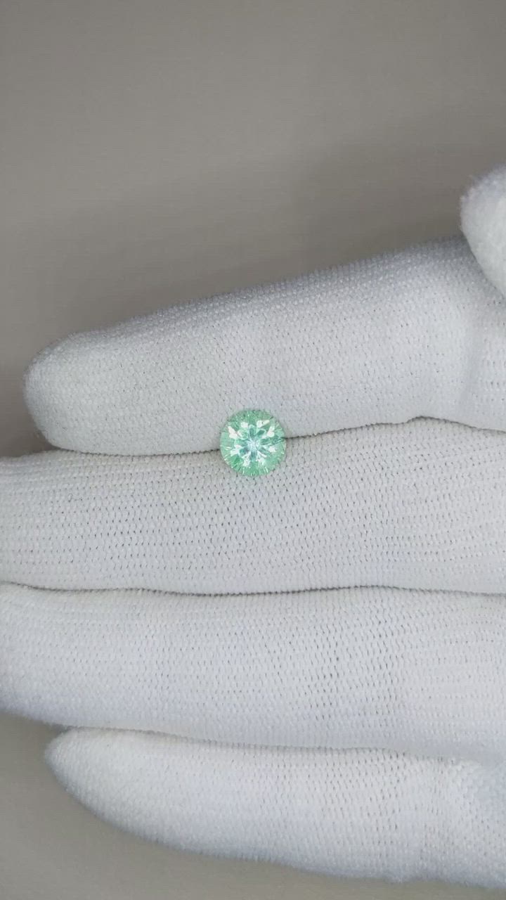 1.06 Ct. Green Beryl from Russia Size Video