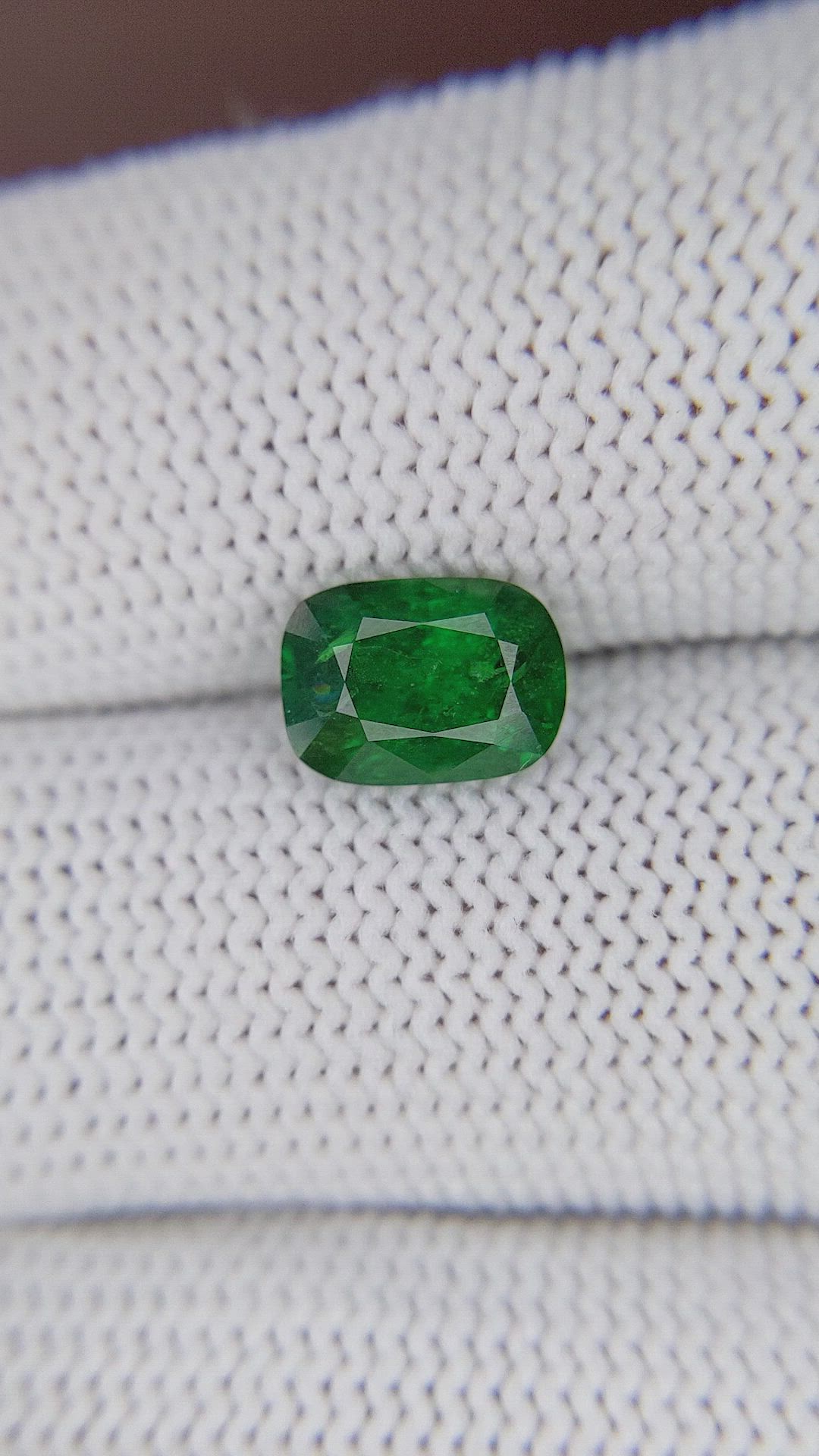 2.12 Ct. Tsavorite Garnet from Tanzania Size Video