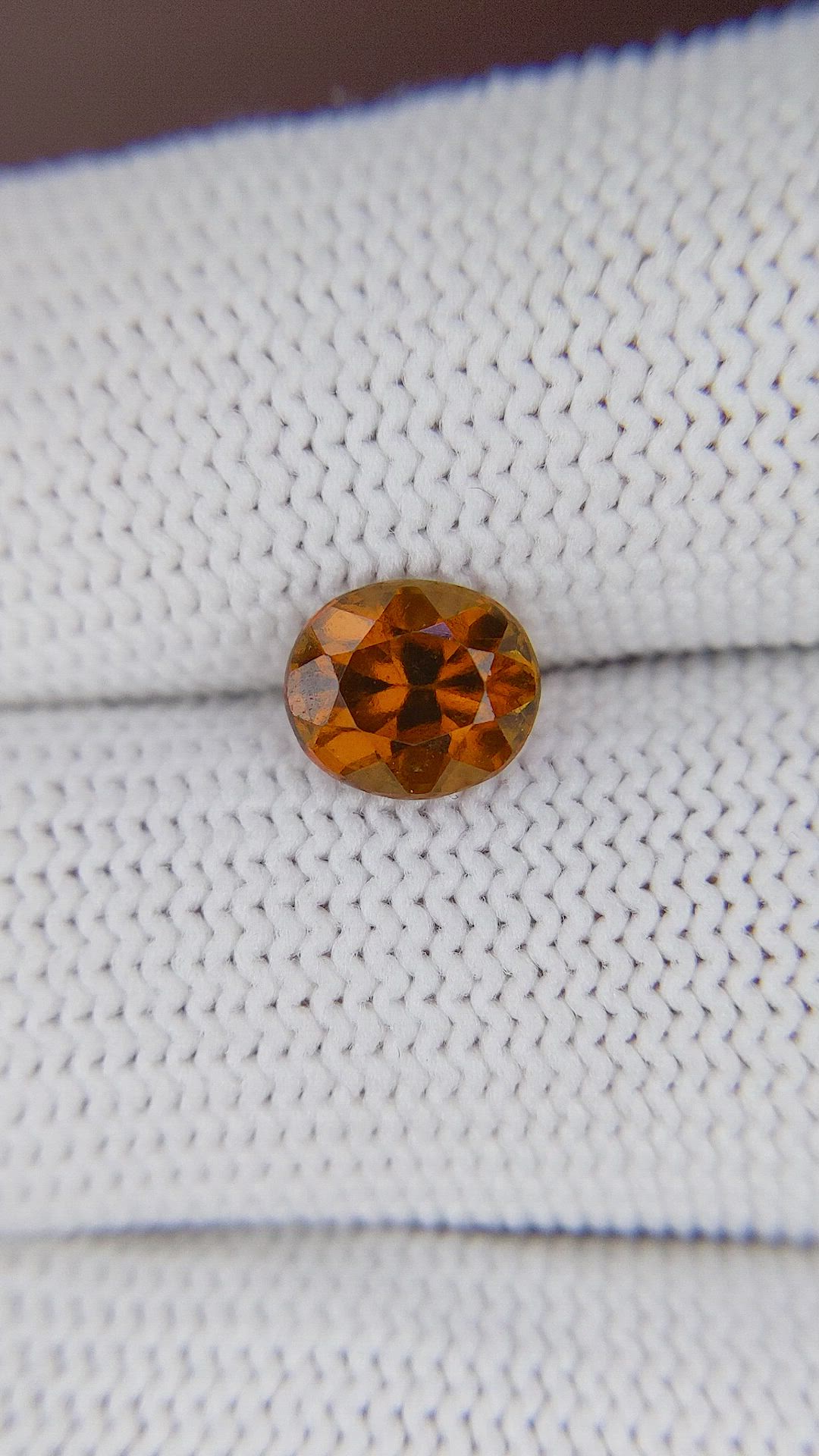 1.70 Ct. Golden Orange Hessonite Garnet Size Video