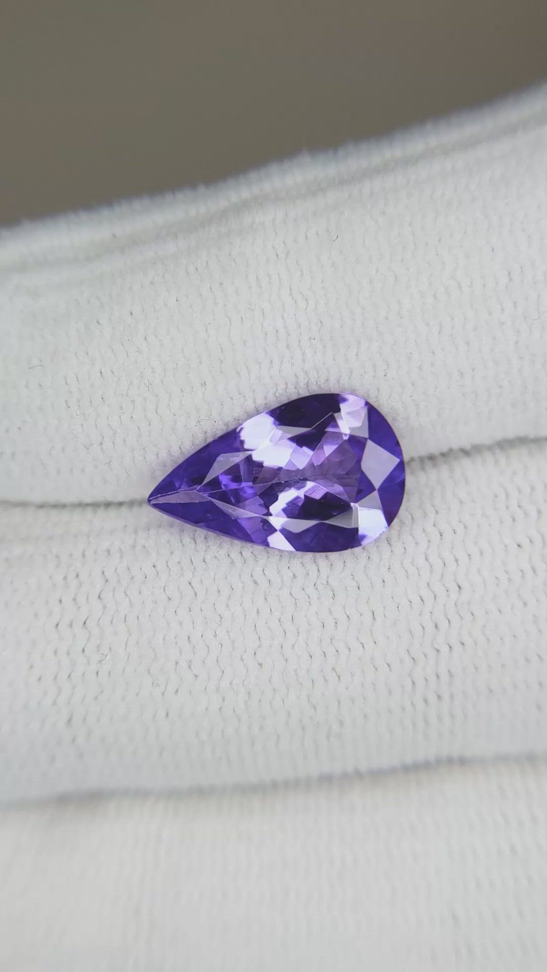 3.30 Ct. Violet Tanzanite from Tanzania Size Video