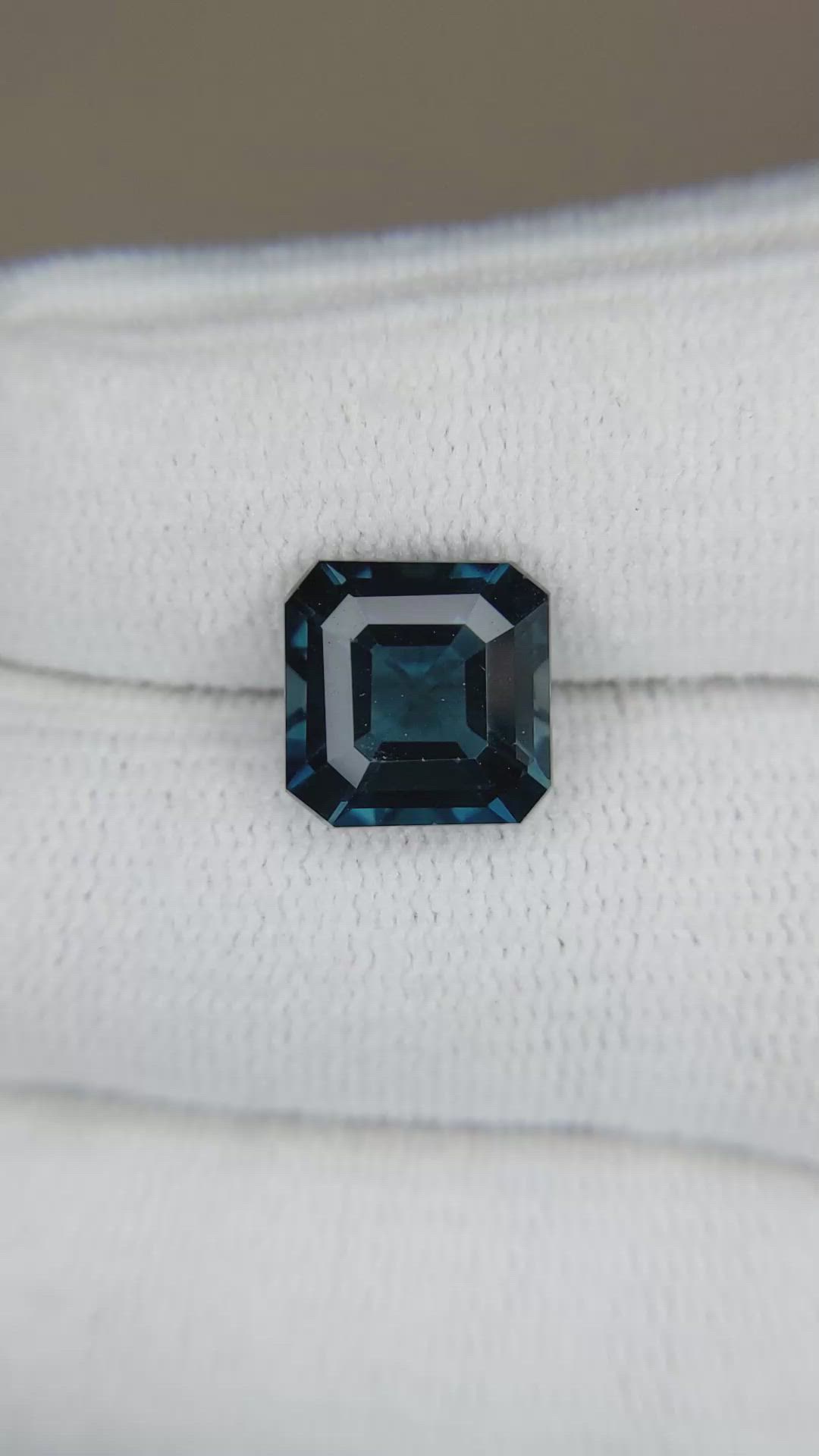 5.41 Ct. London Blue Topaz from Brazil Size Video