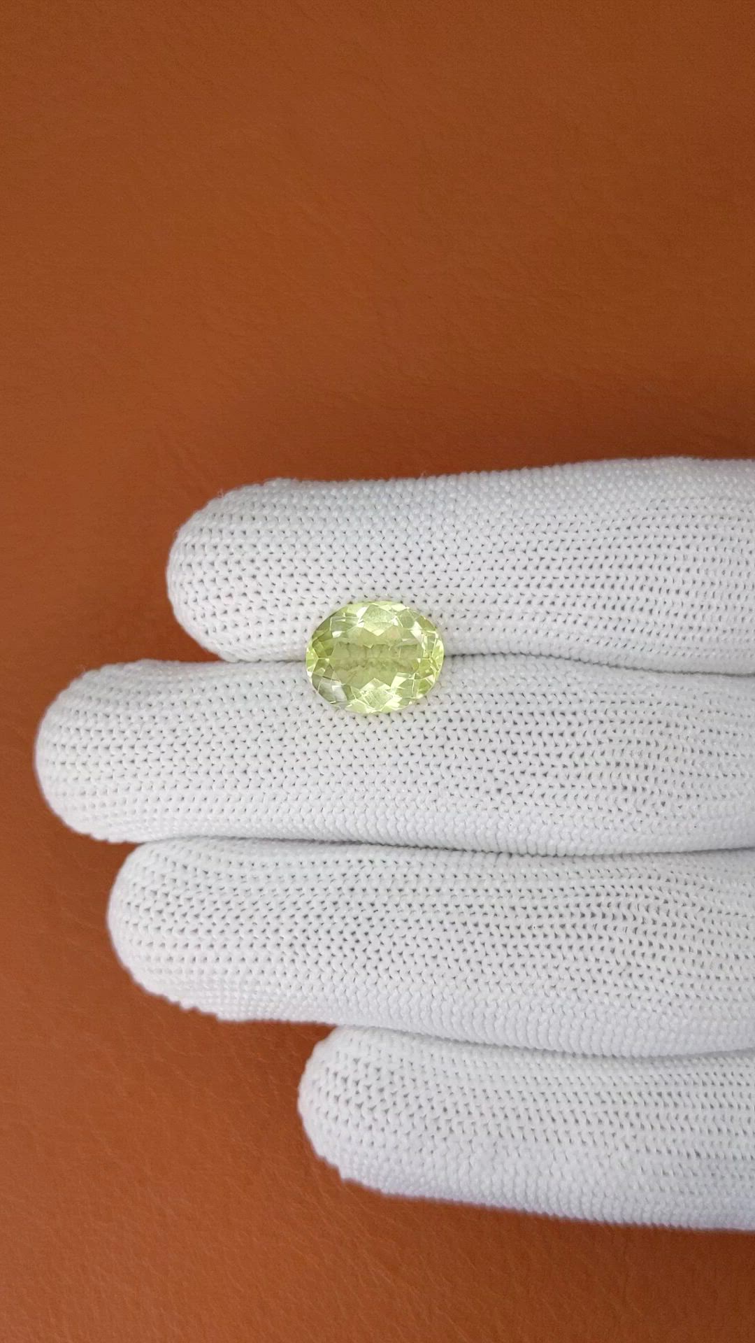 3.86 Ct. Lemon Quartz from Madagascar Size Video