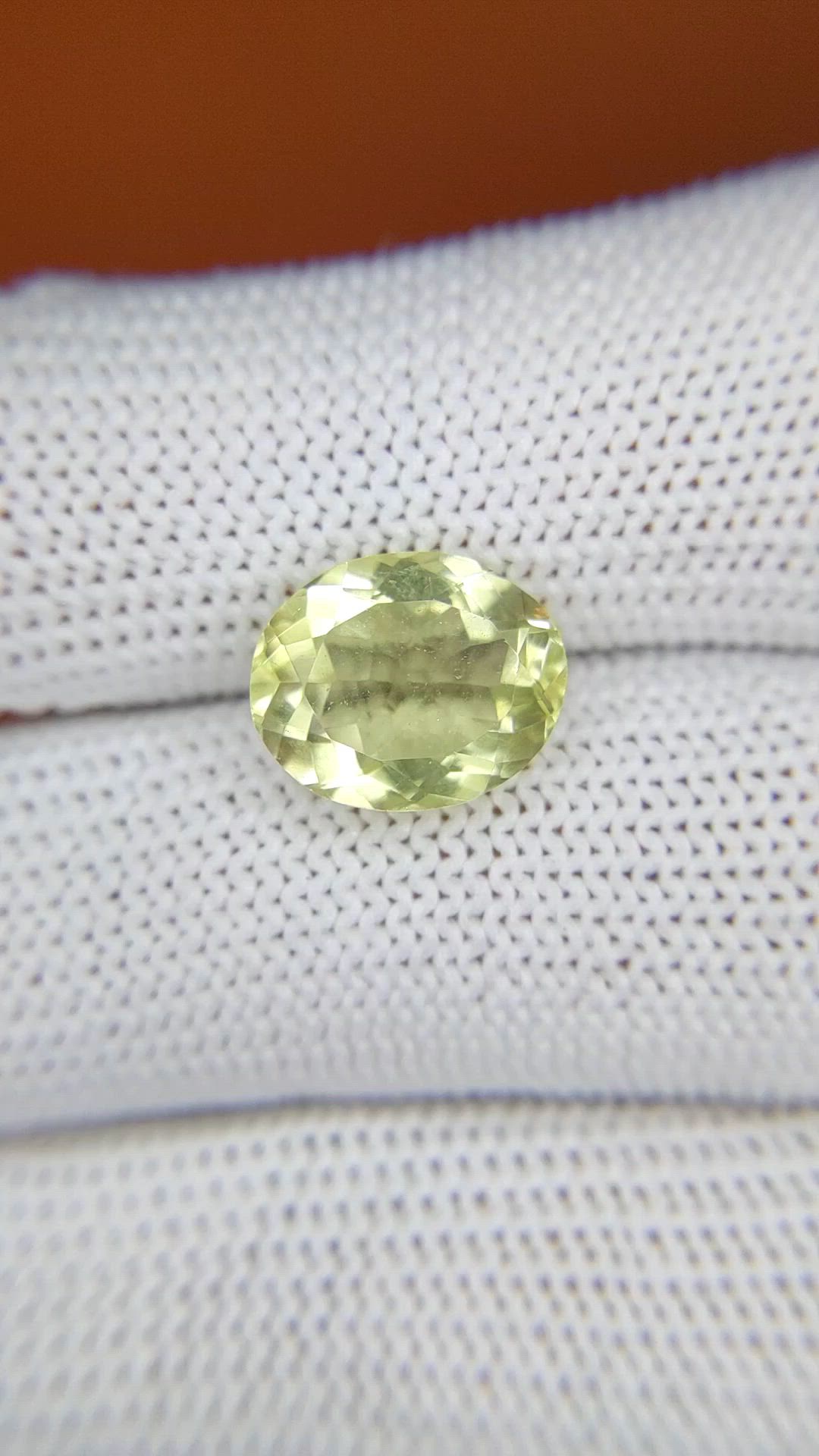 3.86 Ct. Lemon Quartz from Madagascar Size Video