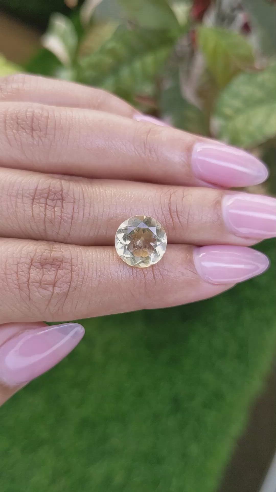 4.15 Ct. Yellow Quartz from Madagascar Size Video