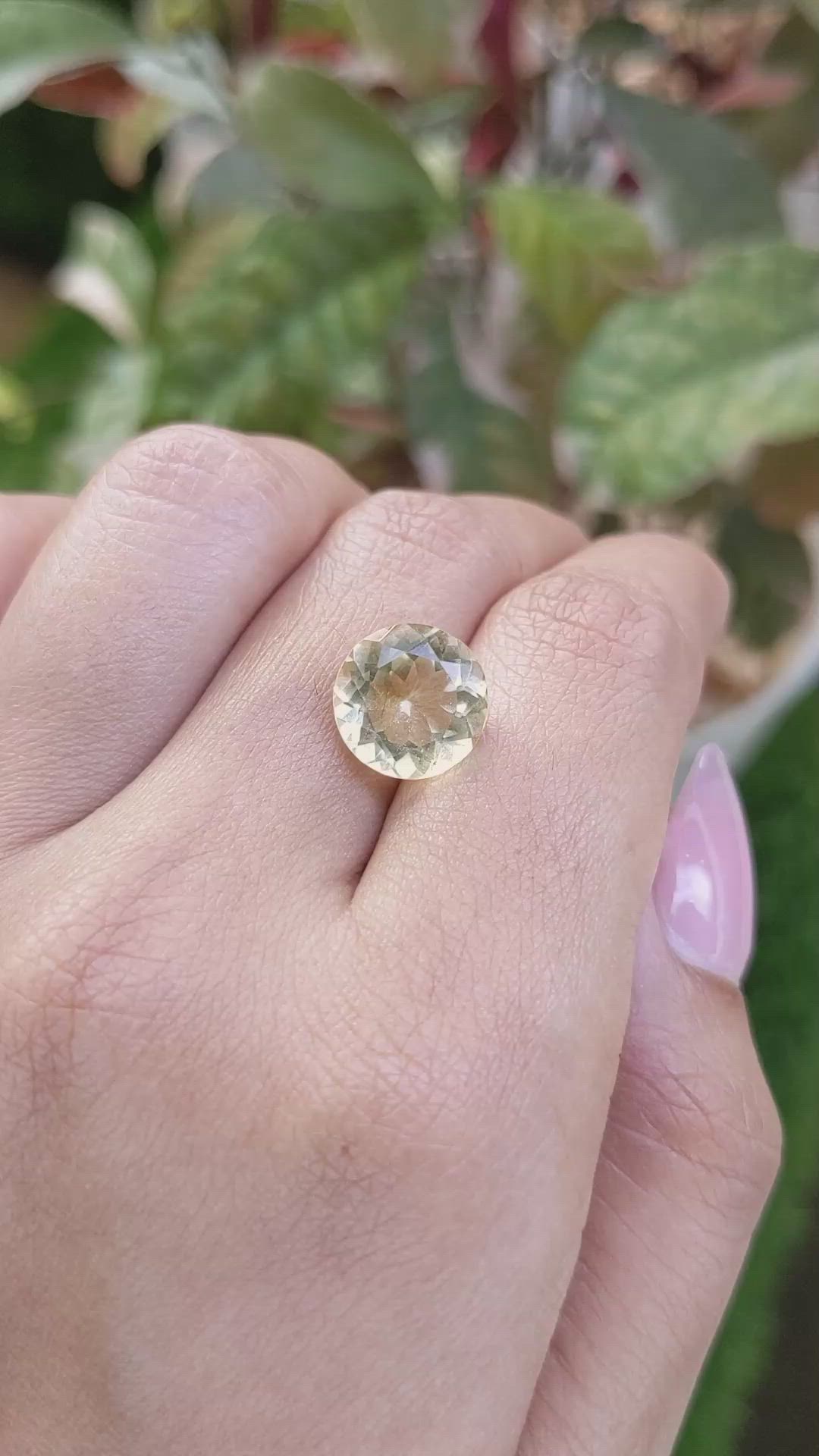 4.15 Ct. Yellow Quartz from Madagascar Size Video