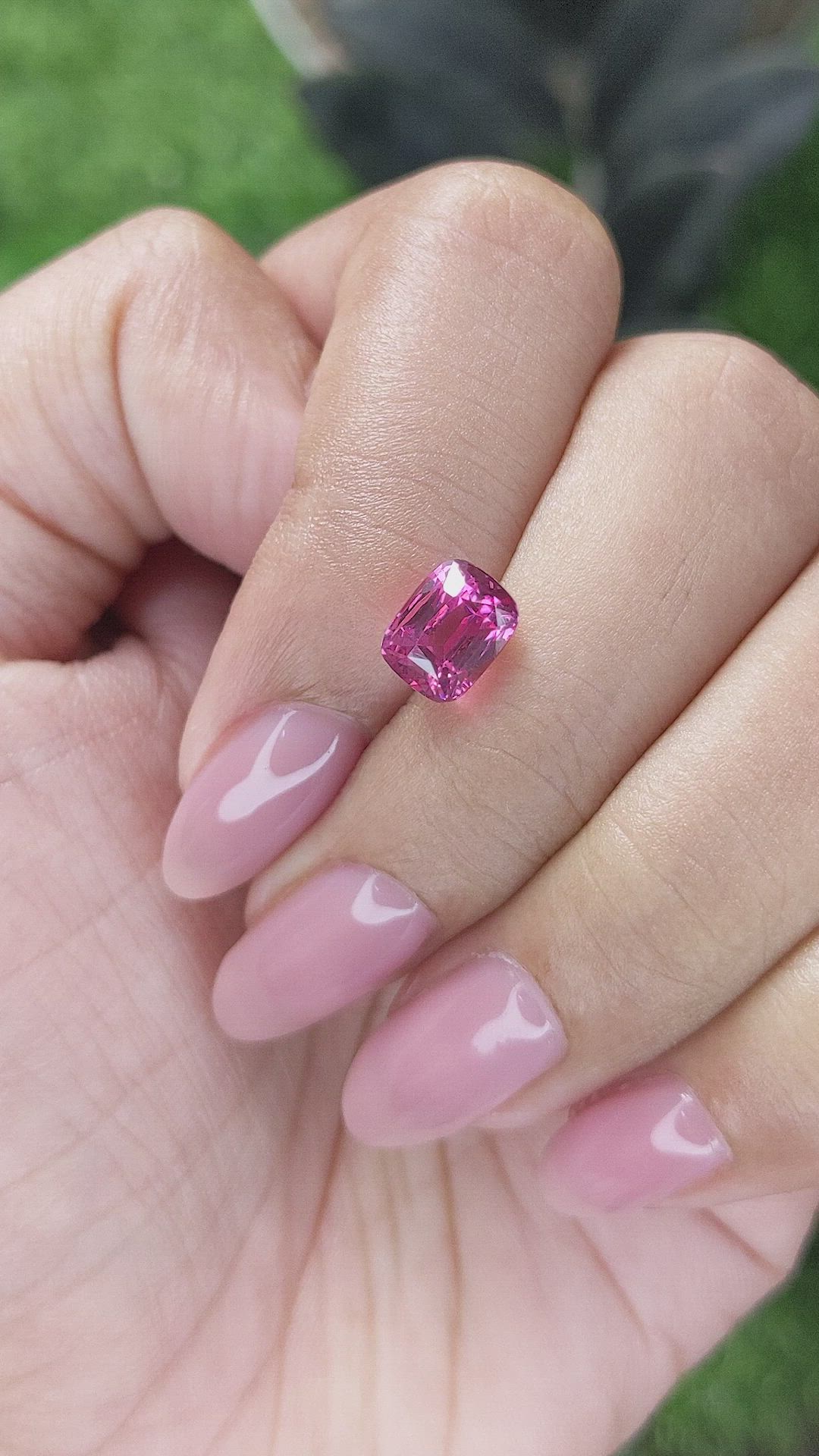 2.33 Ct. Pink Spinel from Tanzania Size Video