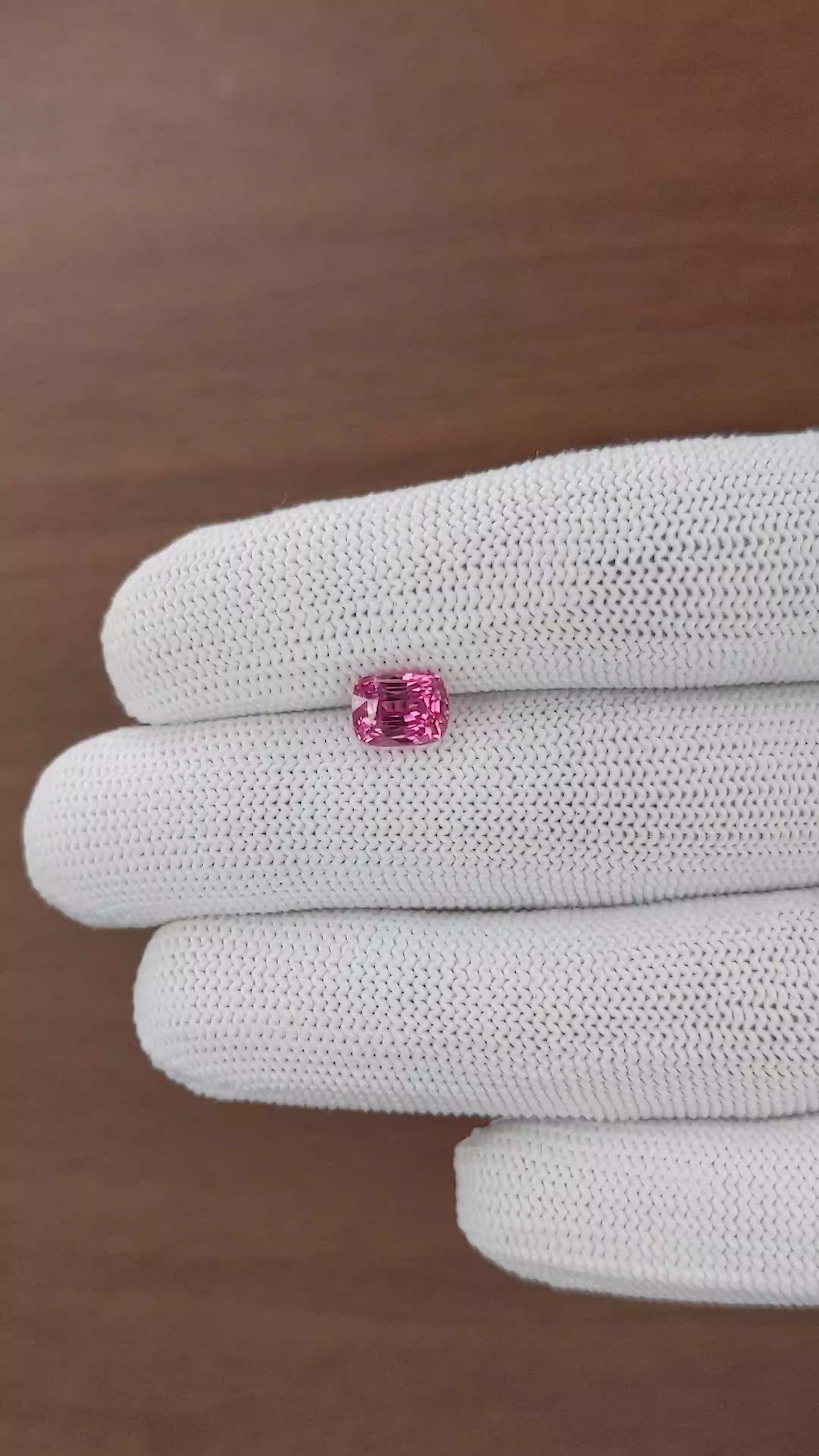 2.33 Ct. Pink Spinel from Tanzania Size Video