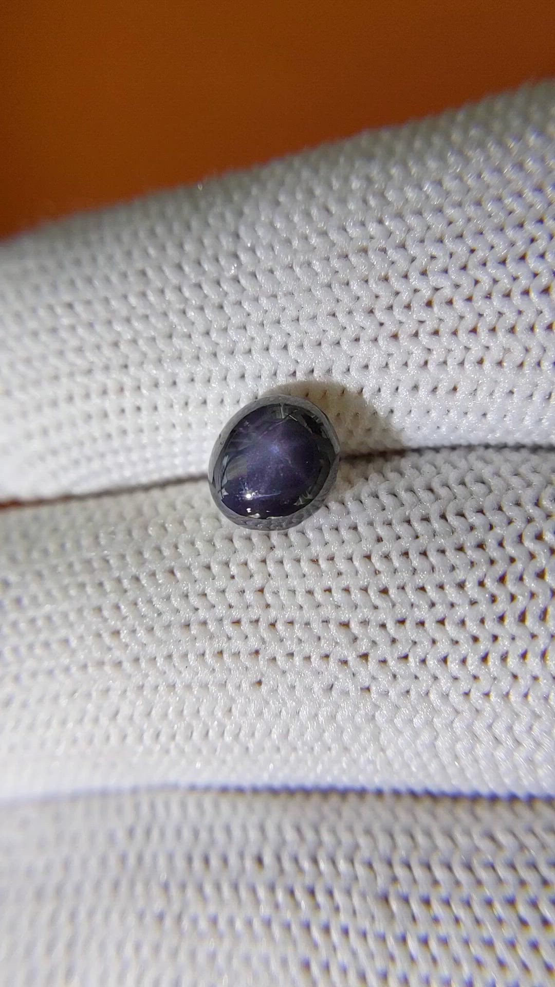 2.24 Ct. Blue Star Spinel from Ceylon (Sri Lanka) Size Video