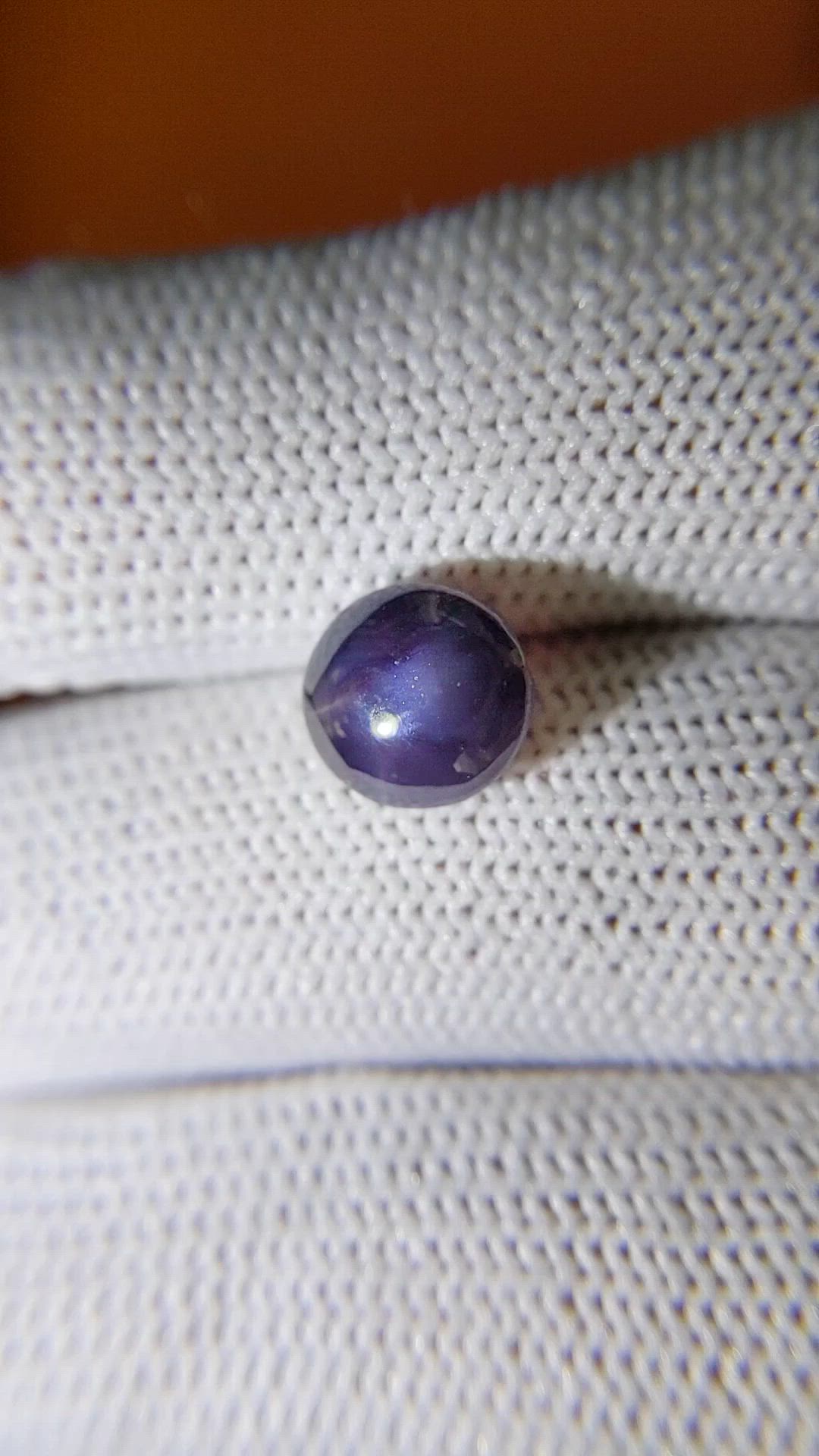 4.02 Ct. Purple Star Spinel from Ceylon (Sri Lanka) Size Video