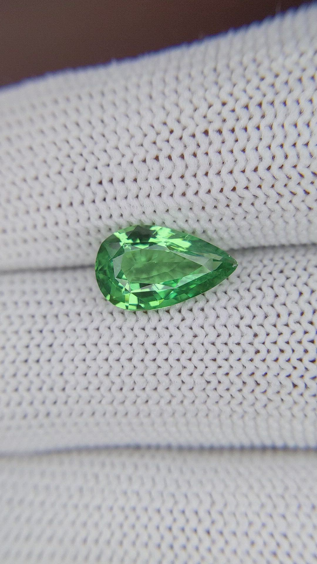 2.56 Ct. Tsavorite Garnet from Kenya Size Video