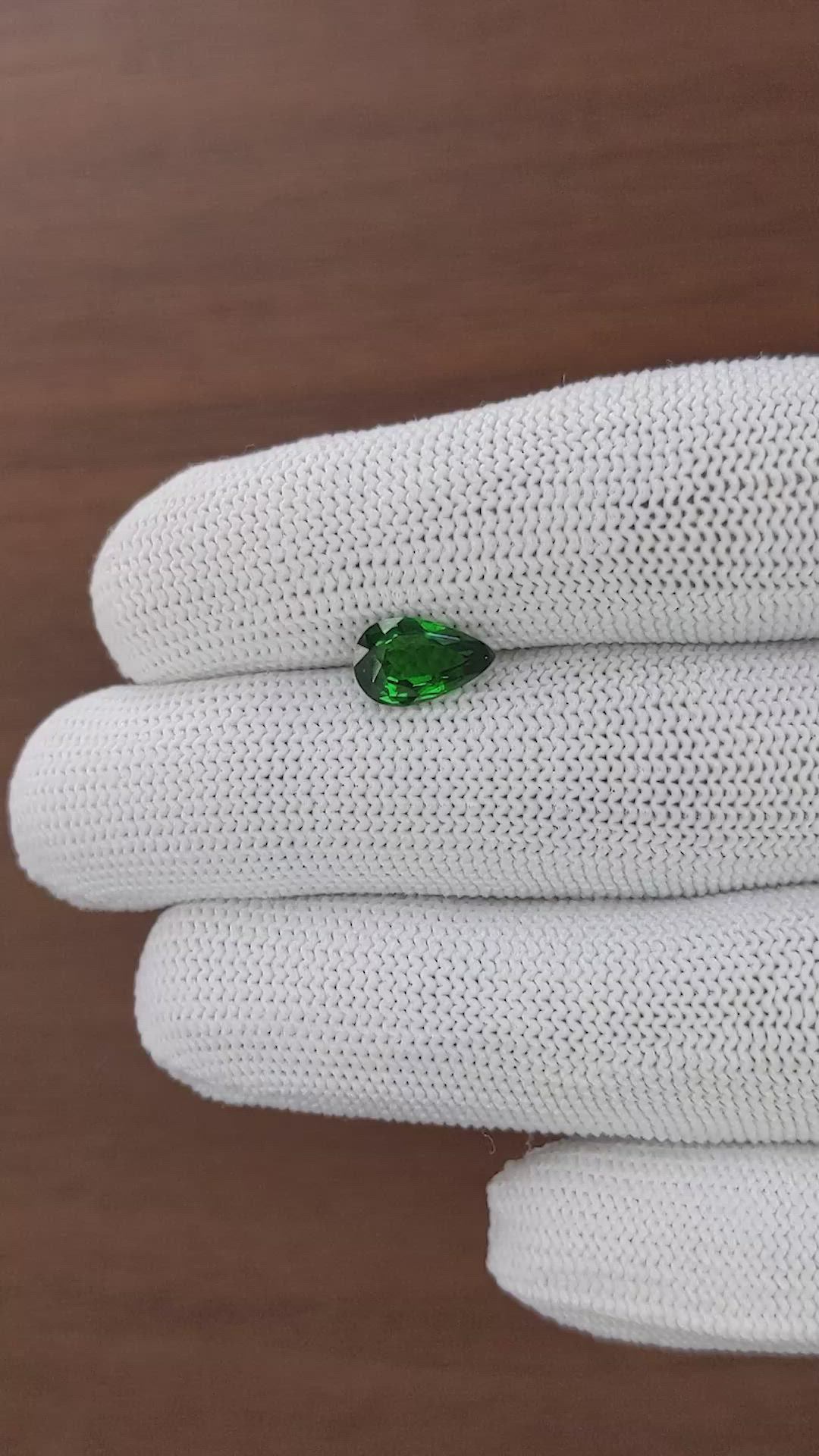 1.94 Ct. Tsavorite Garnet from Kenya Size Video