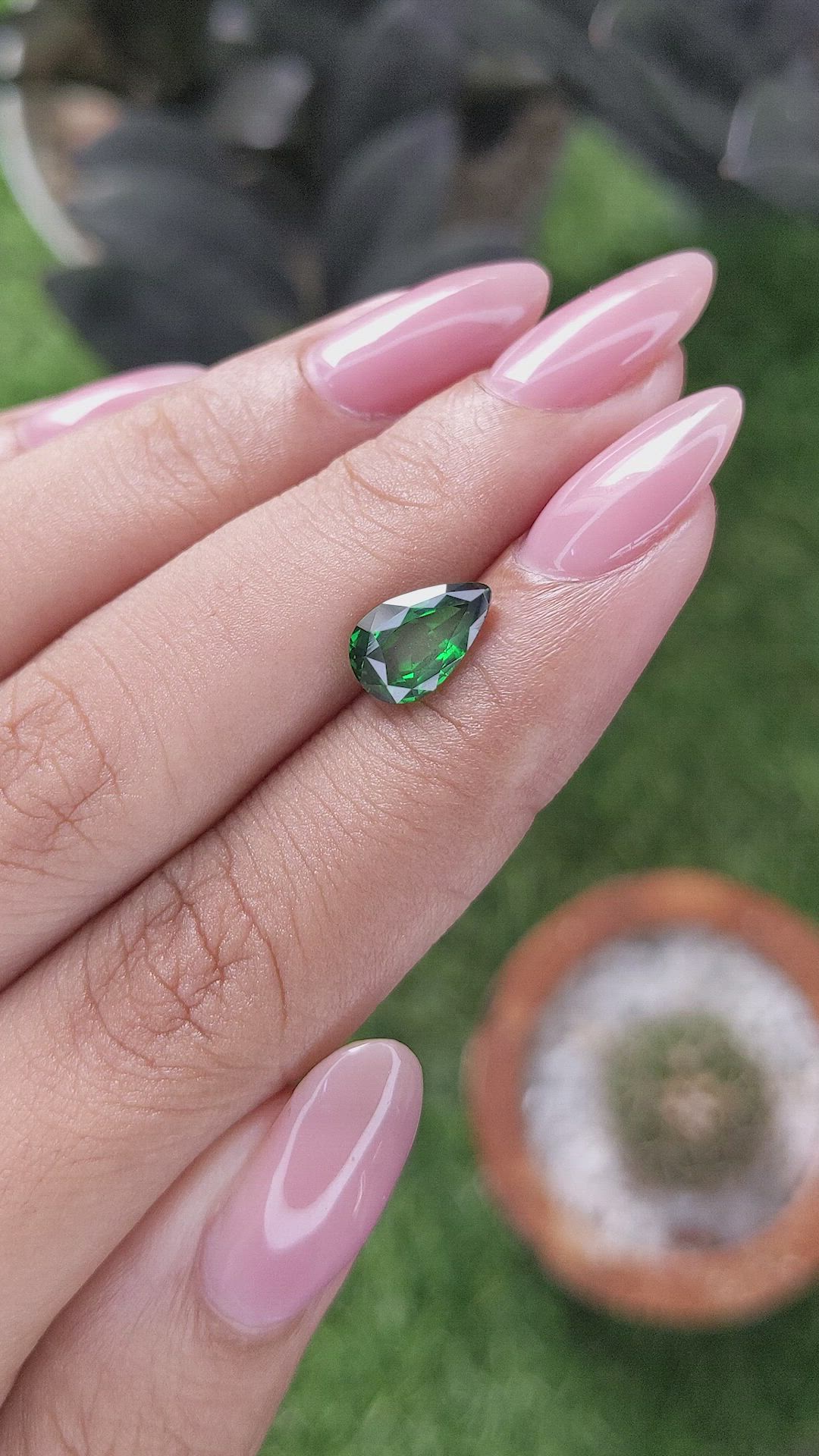 1.94 Ct. Tsavorite Garnet from Kenya Size Video