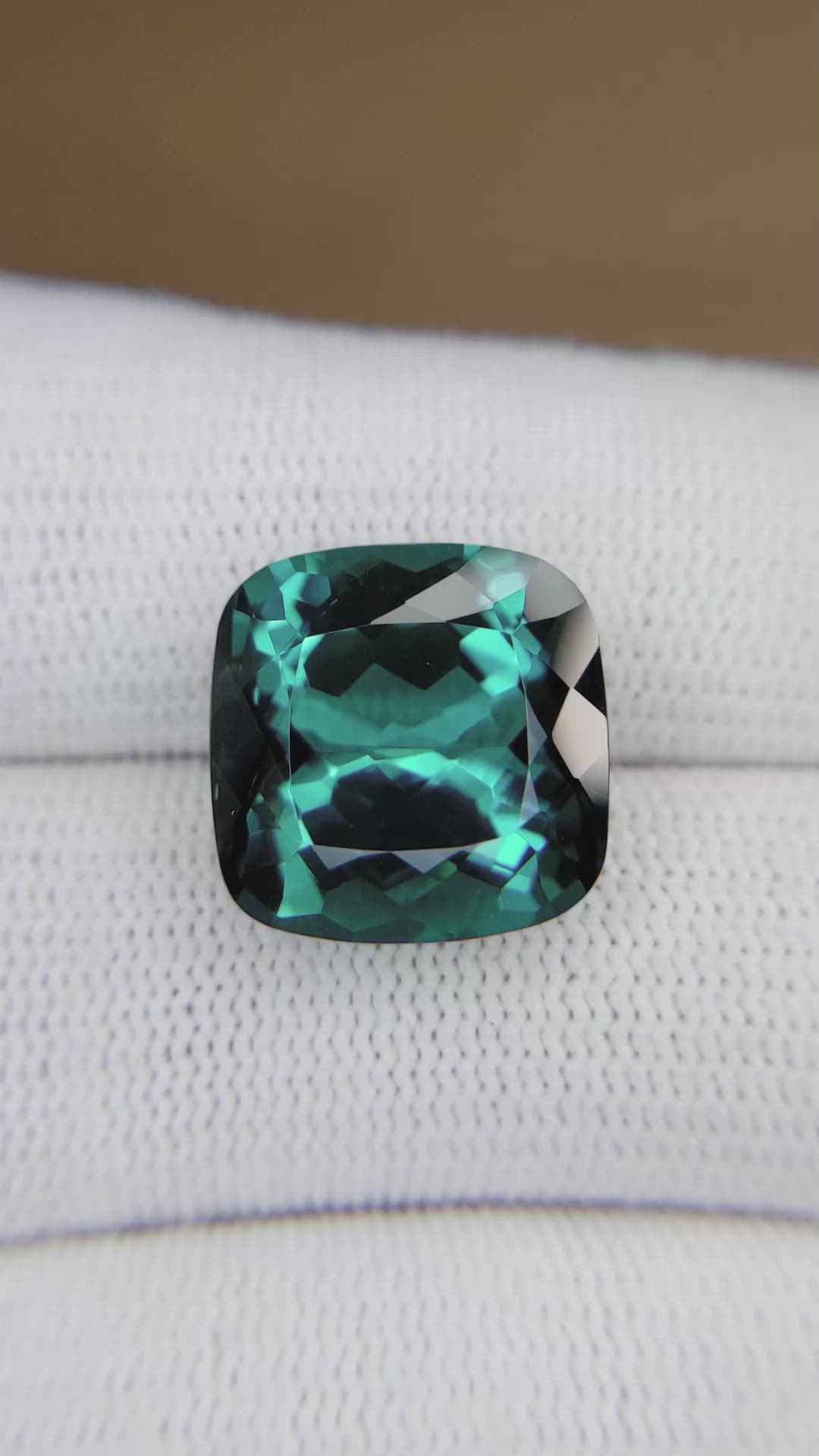 13.04 Ct. Bluish Green Tourmaline from Mozambique Size Video