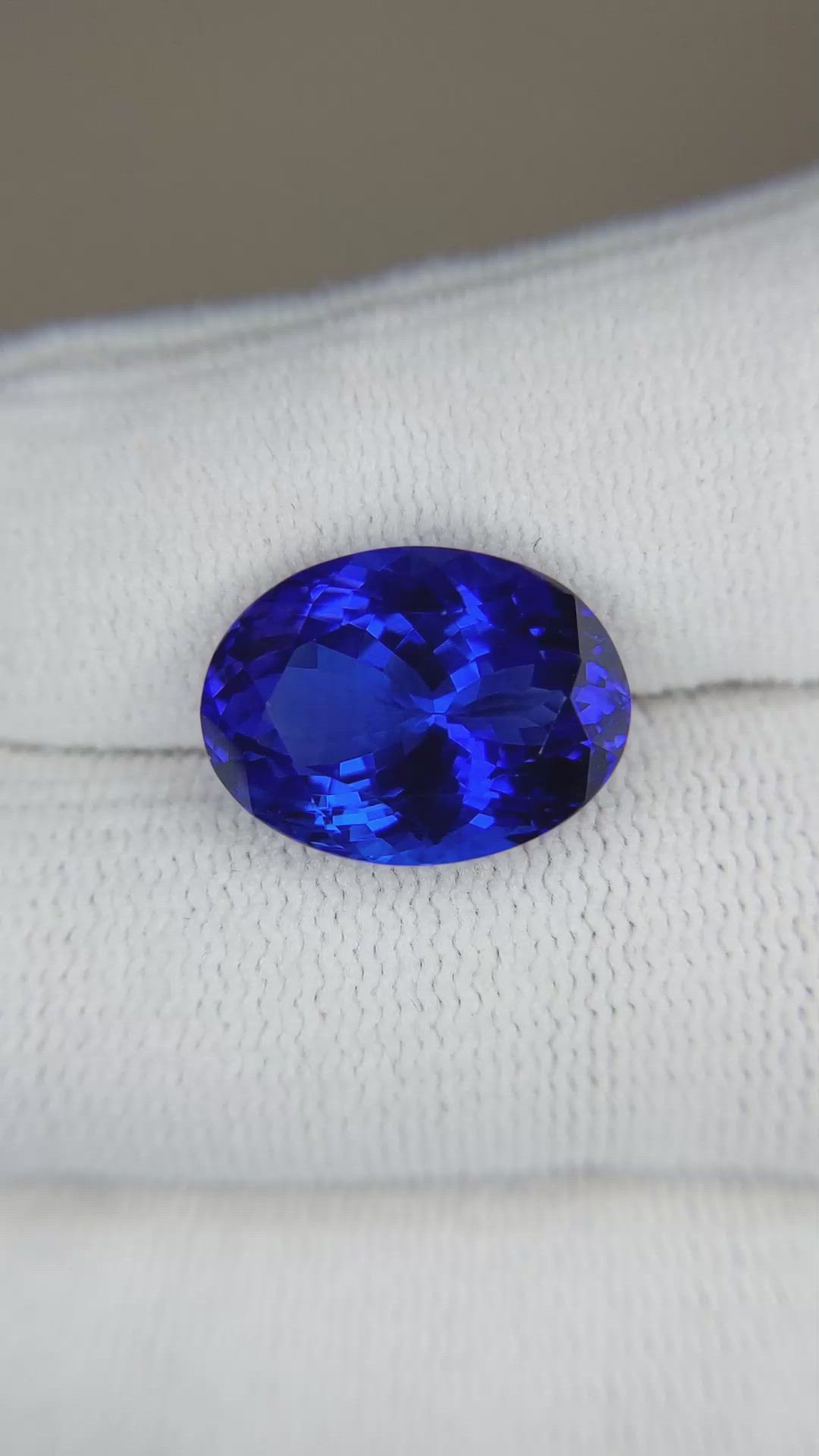 9.88 Ct. Blue Tanzanite from Tanzania Size Video