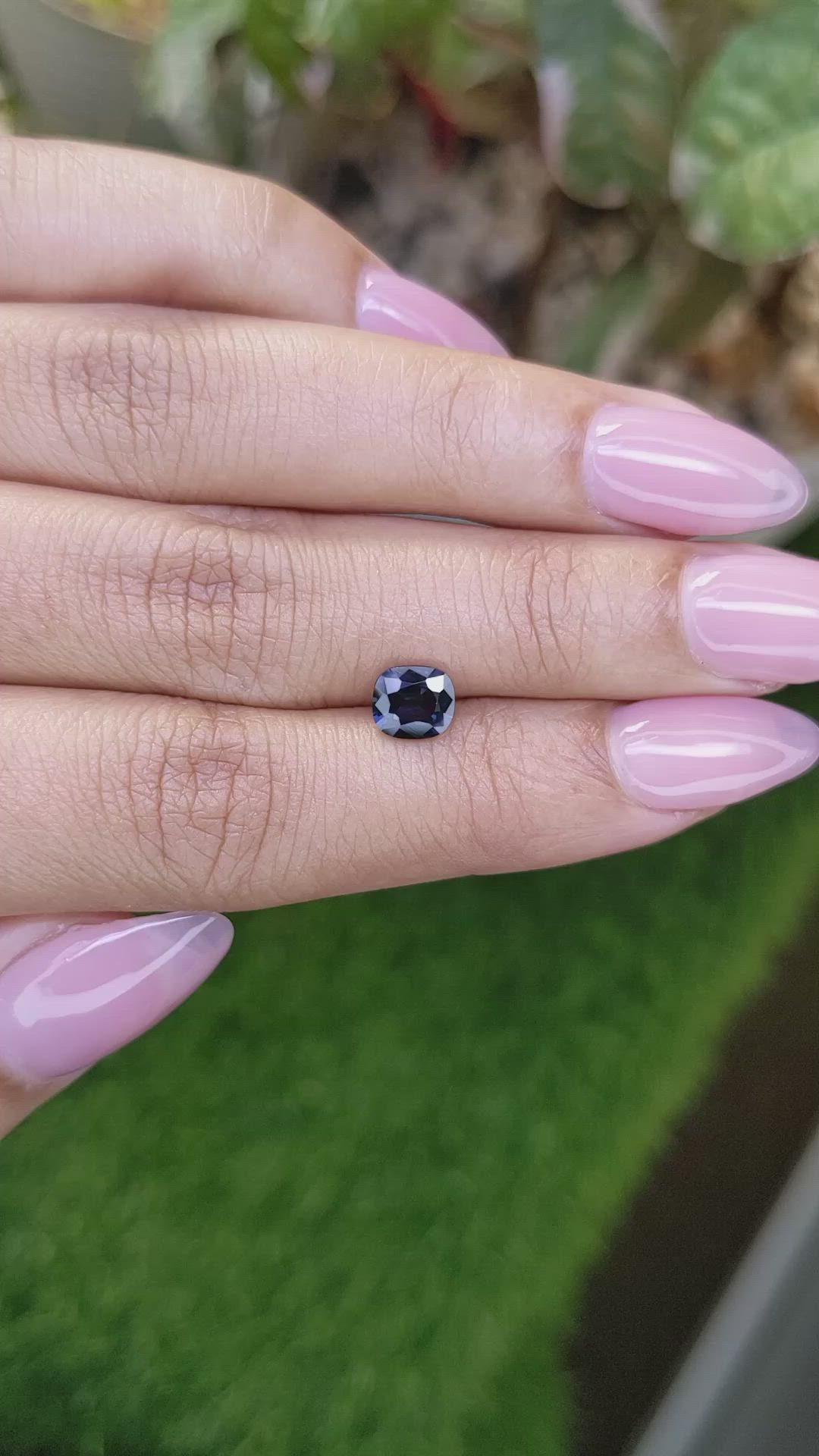 1.03 Ct. Blue Spinel from Ceylon (Sri Lanka) Size Video