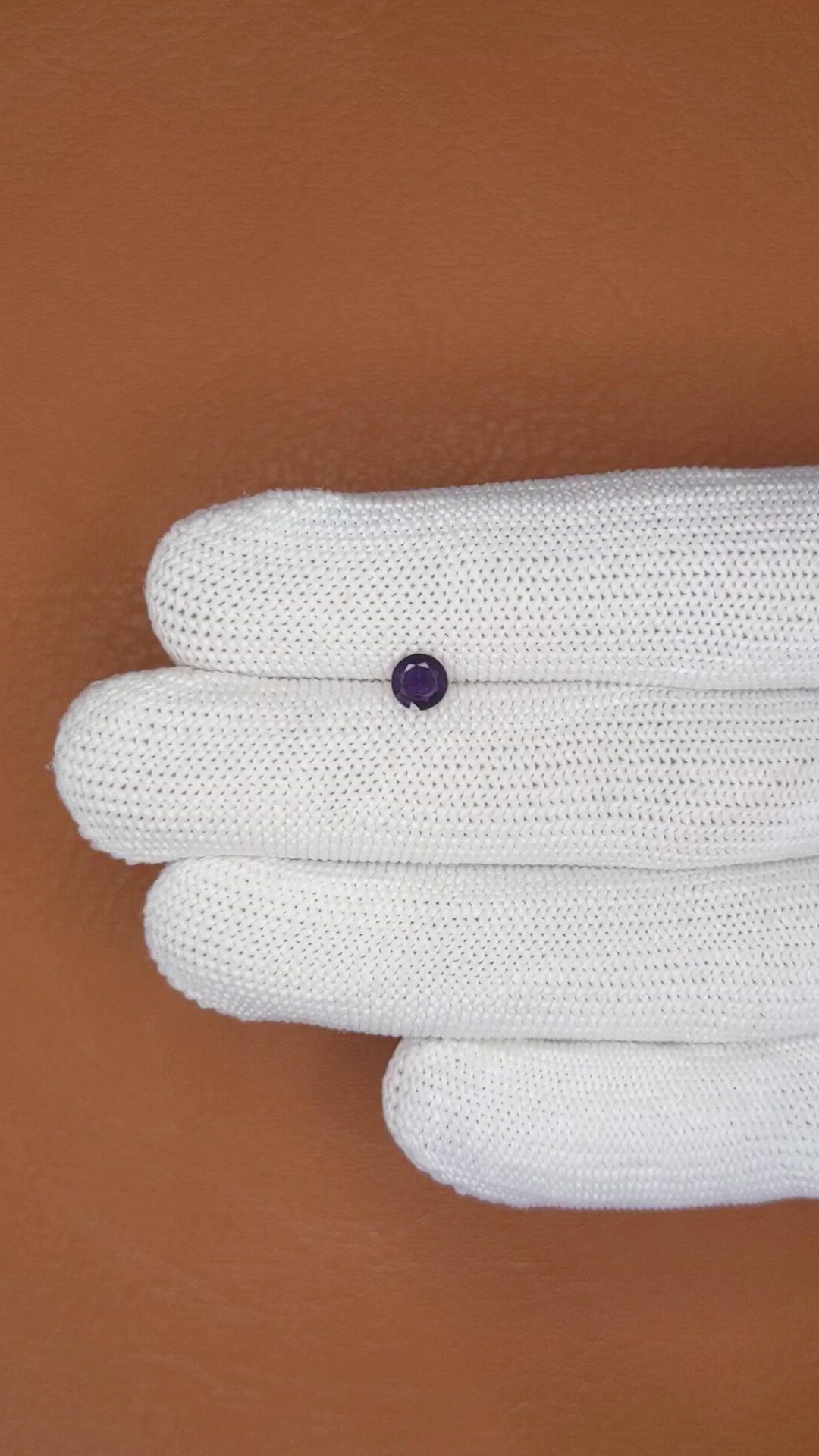 0.54 Ct. Purple Spinel from Ceylon (Sri Lanka) Size Video