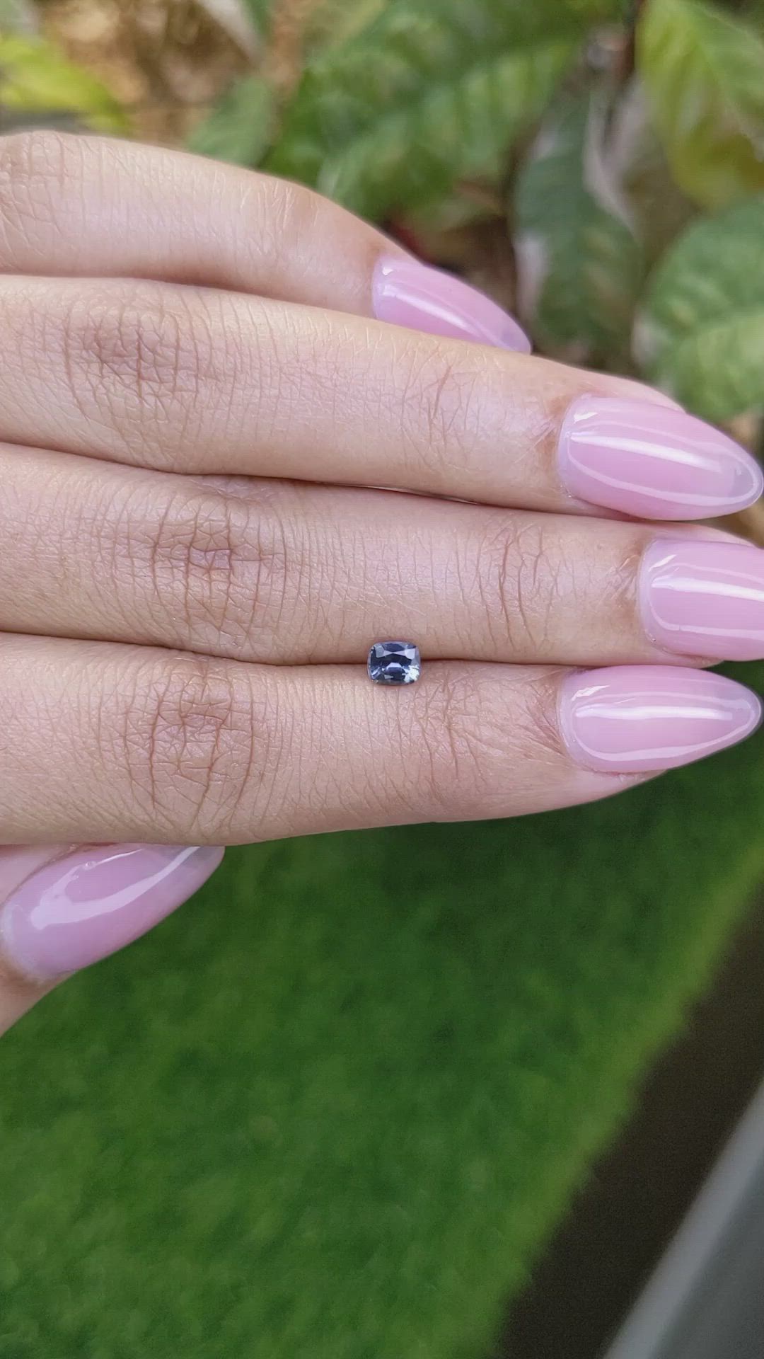 0.36 Ct. Violet Spinel from Ceylon (Sri Lanka) Size Video