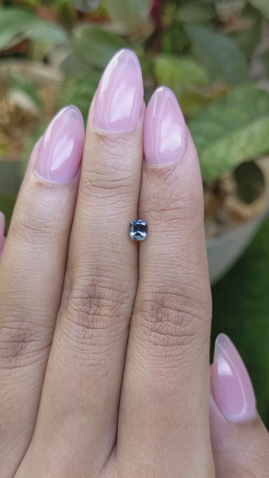0.36 Ct. Violet Spinel from Ceylon (Sri Lanka) Size Video