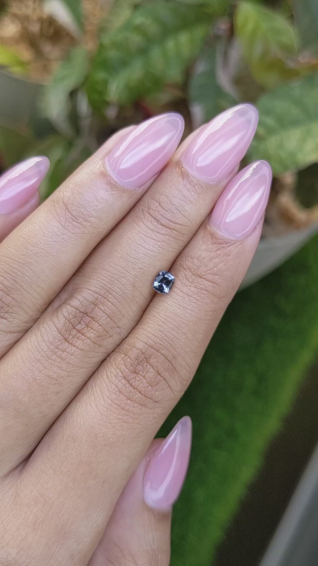 0.36 Ct. Violet Spinel from Ceylon (Sri Lanka) Size Video