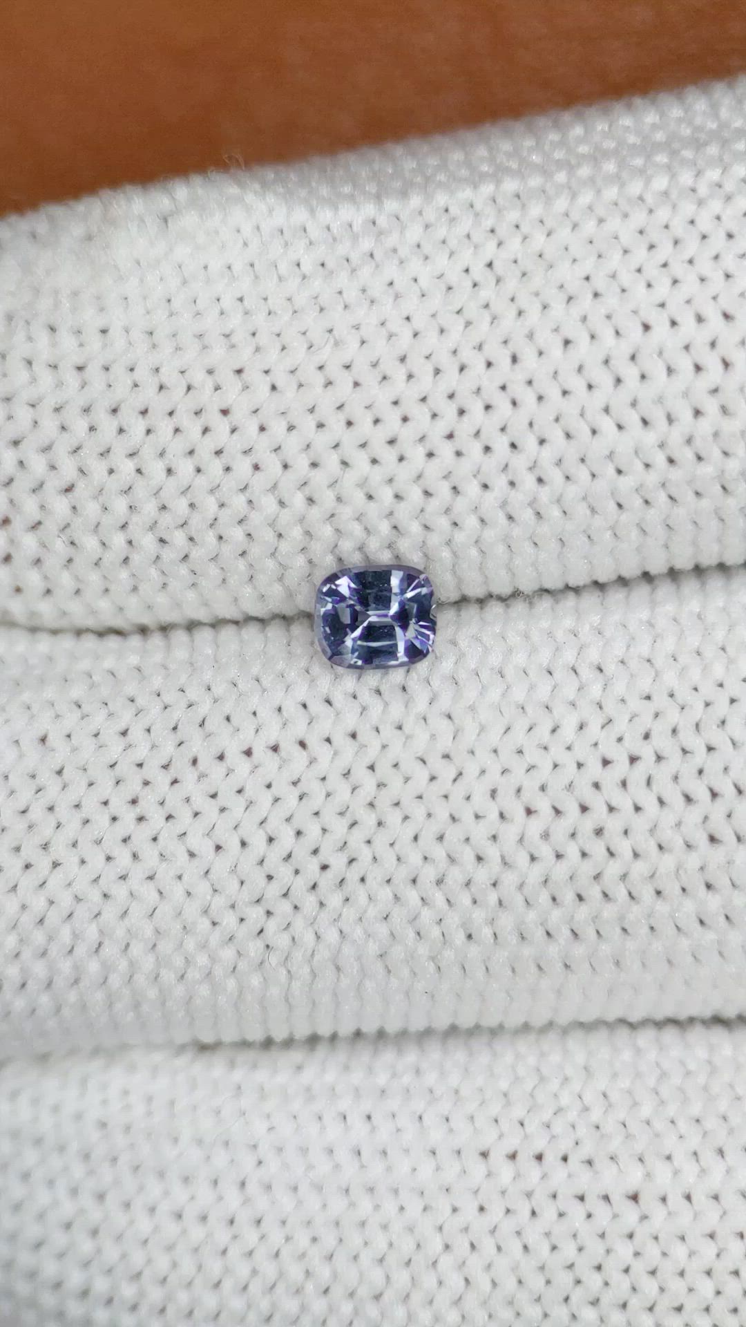 0.36 Ct. Violet Spinel from Ceylon (Sri Lanka) Size Video
