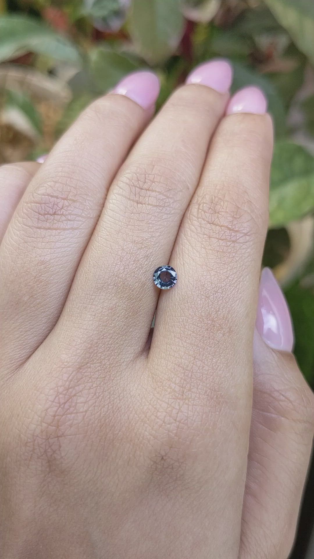 0.30 Ct. Purple Spinel from Ceylon (Sri Lanka) Size Video