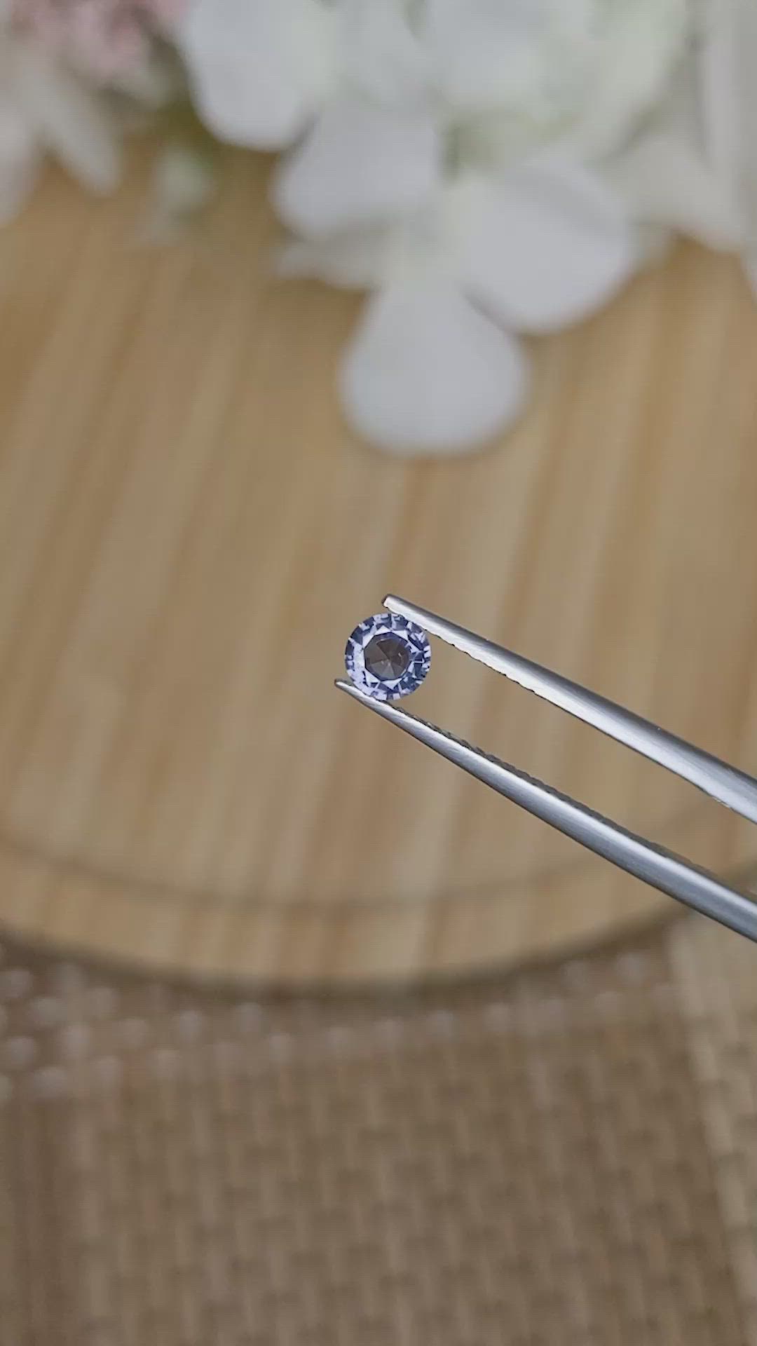 0.30 Ct. Purple Spinel from Ceylon (Sri Lanka) Size Video