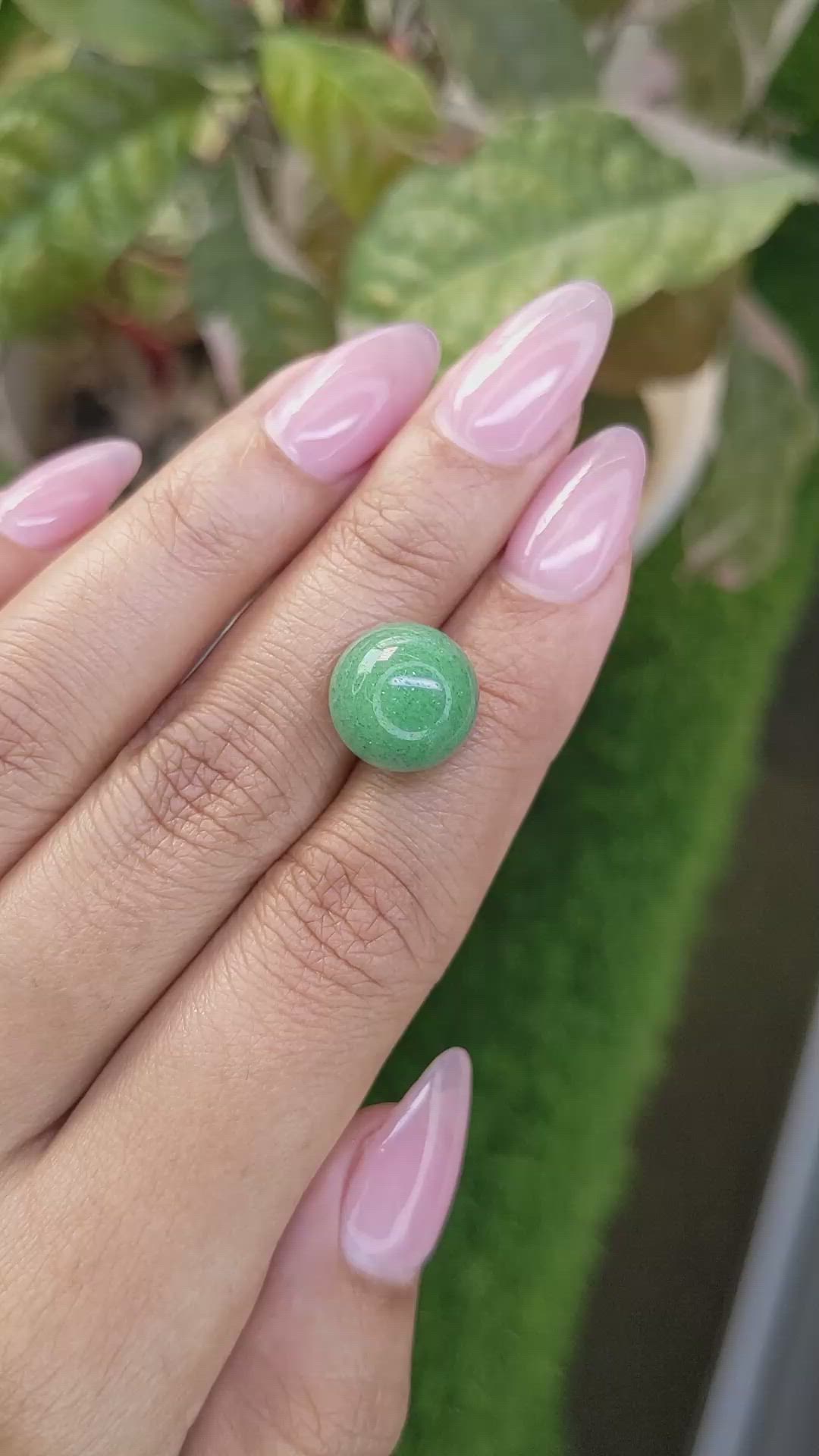 12.14 Ct. Green Jade from Burma (Myanmar) Size Video